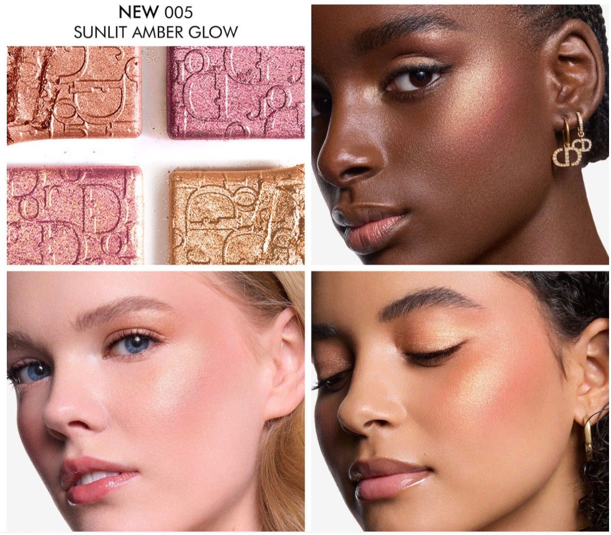 DIOR Backstage Glow Maximizer Face Palette - 005 Sunlit Amber Glow