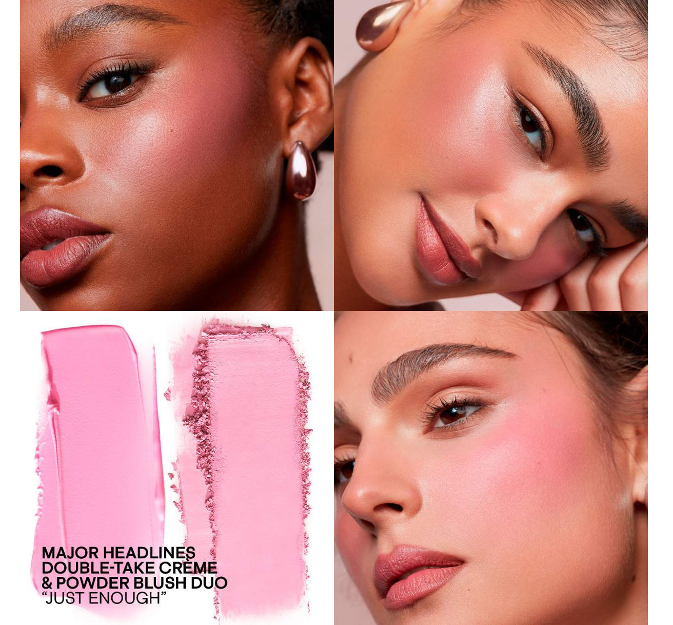Double Take Crème & Powder Blush Patrick Ta JUST ENOUGH