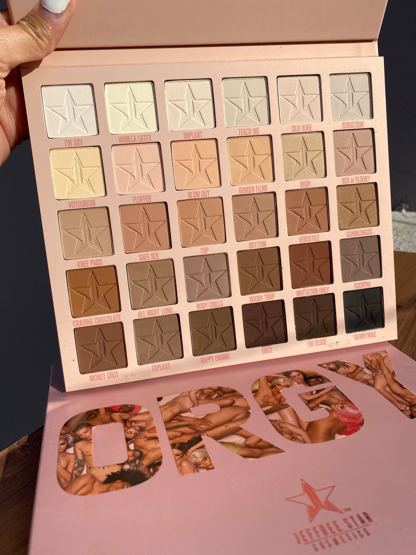 Orgy palette Jeffree Star