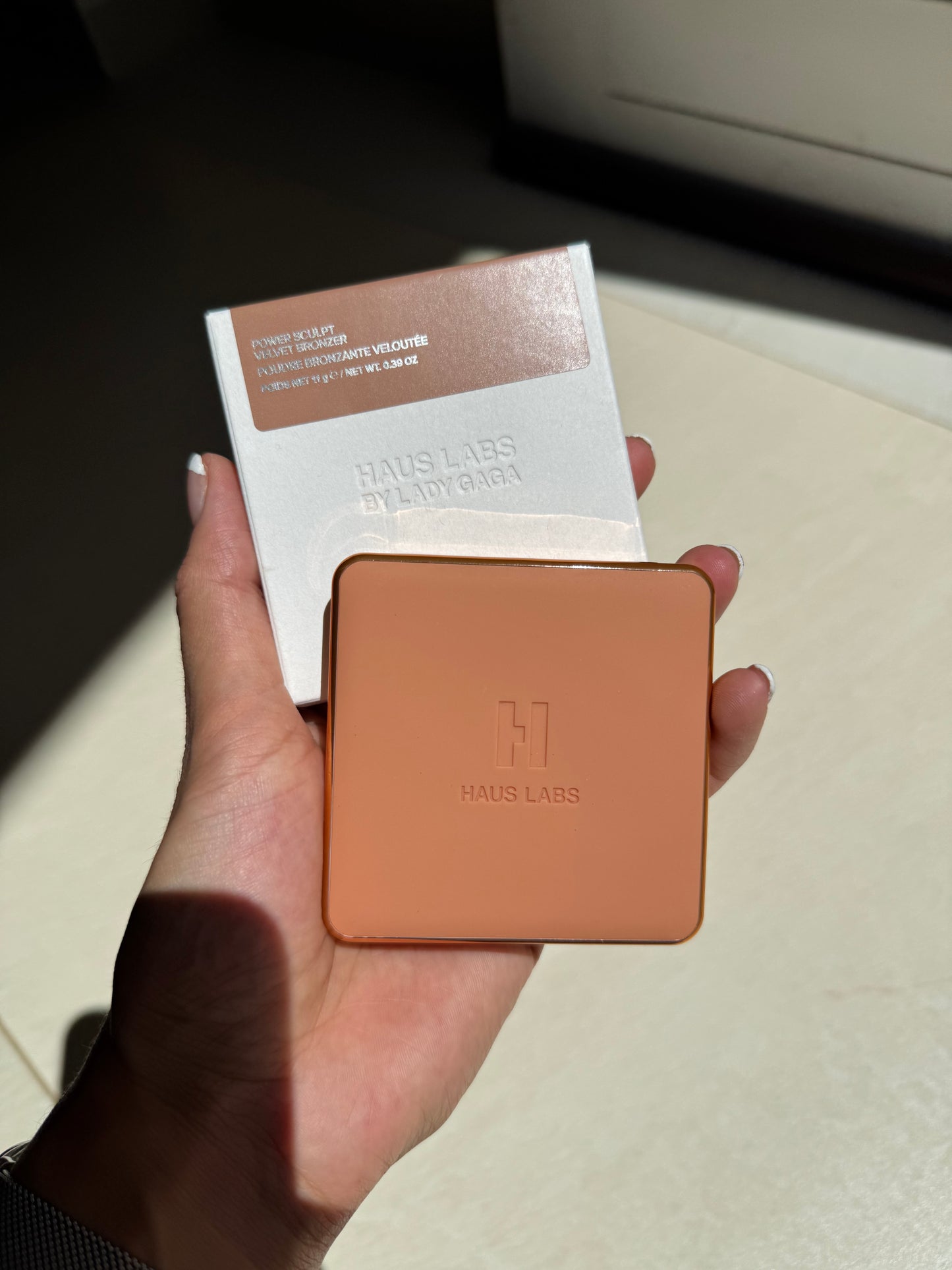 HAUS LABS BY LADY GAGA Power Sculpt Velvet Talc-Free Powder Bronzer- Amber Horizon Medium