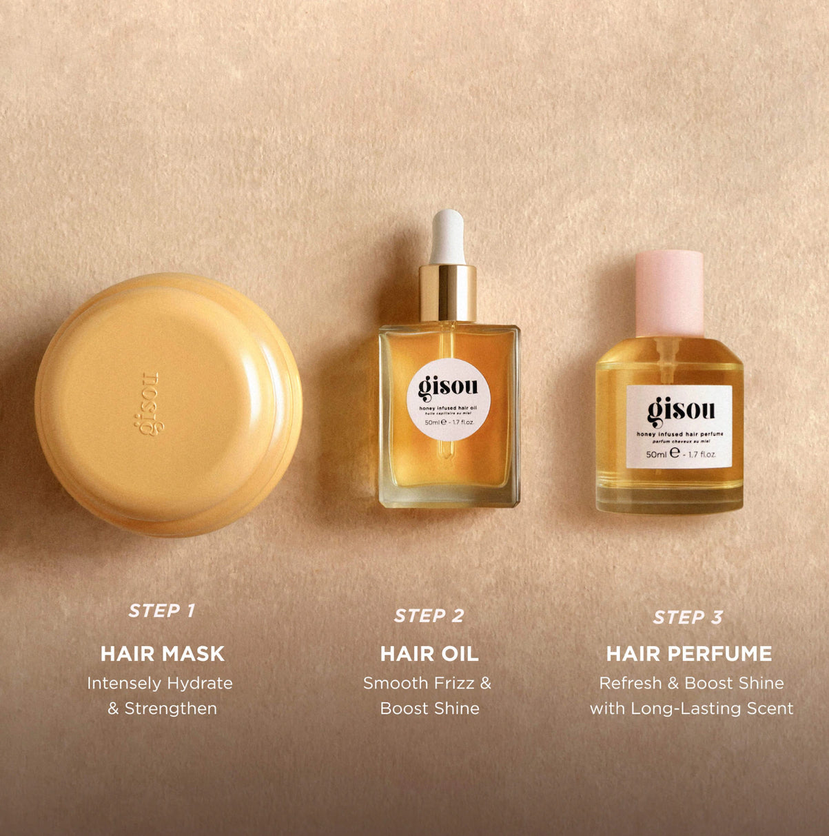 Gisou Mini Honey Infused Hair Oil 20ml