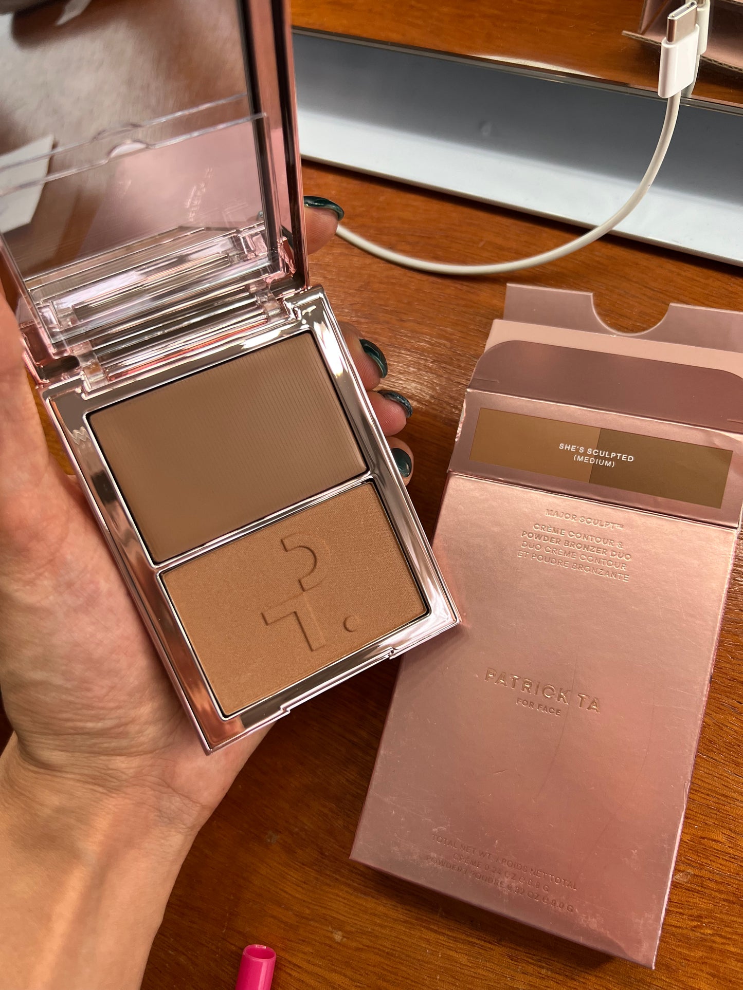 PATRICK TA-Major Sculpt Crème Contour & Powder Bronzer Duo-She’s Sculpted