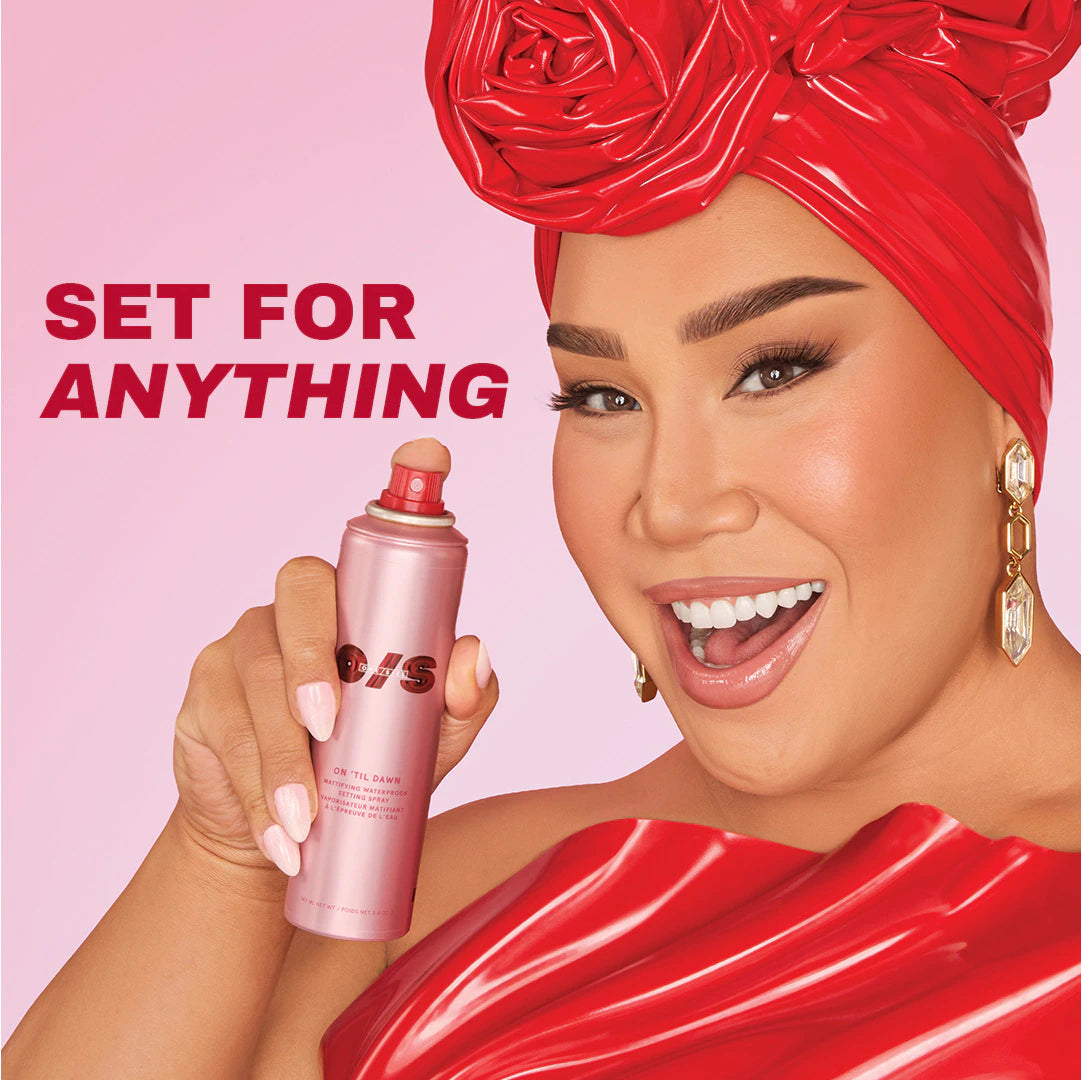 ONE/SIZE by Patrick Starrr On 'Til Dawn Mattifying Waterproof Setting Spray Big & Bitty Duo