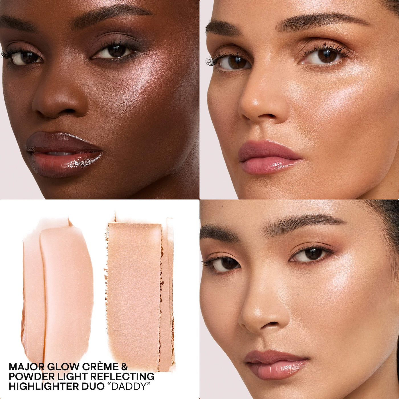 PATRICK TA Major Glow Crème & Powder Light Reflecting Translucent Highlighter Duo DADDY