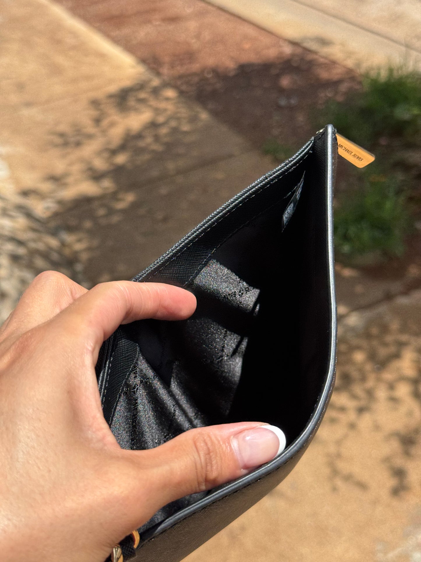 Phone Wallet Michael Kors Negra