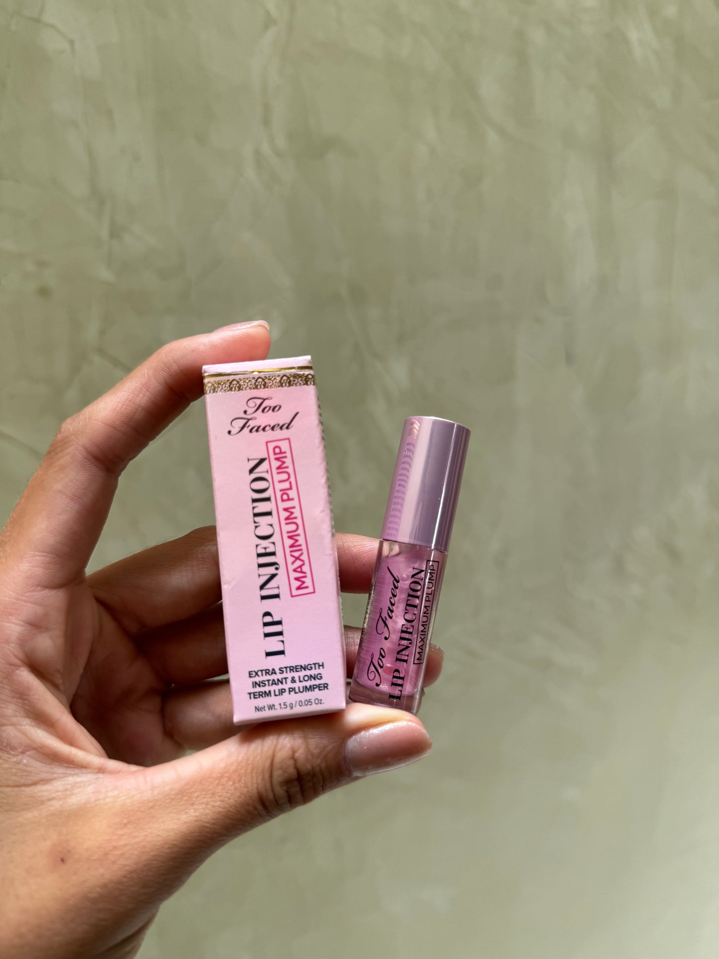 Mini Lip Injection Too Faced Maximum Plump