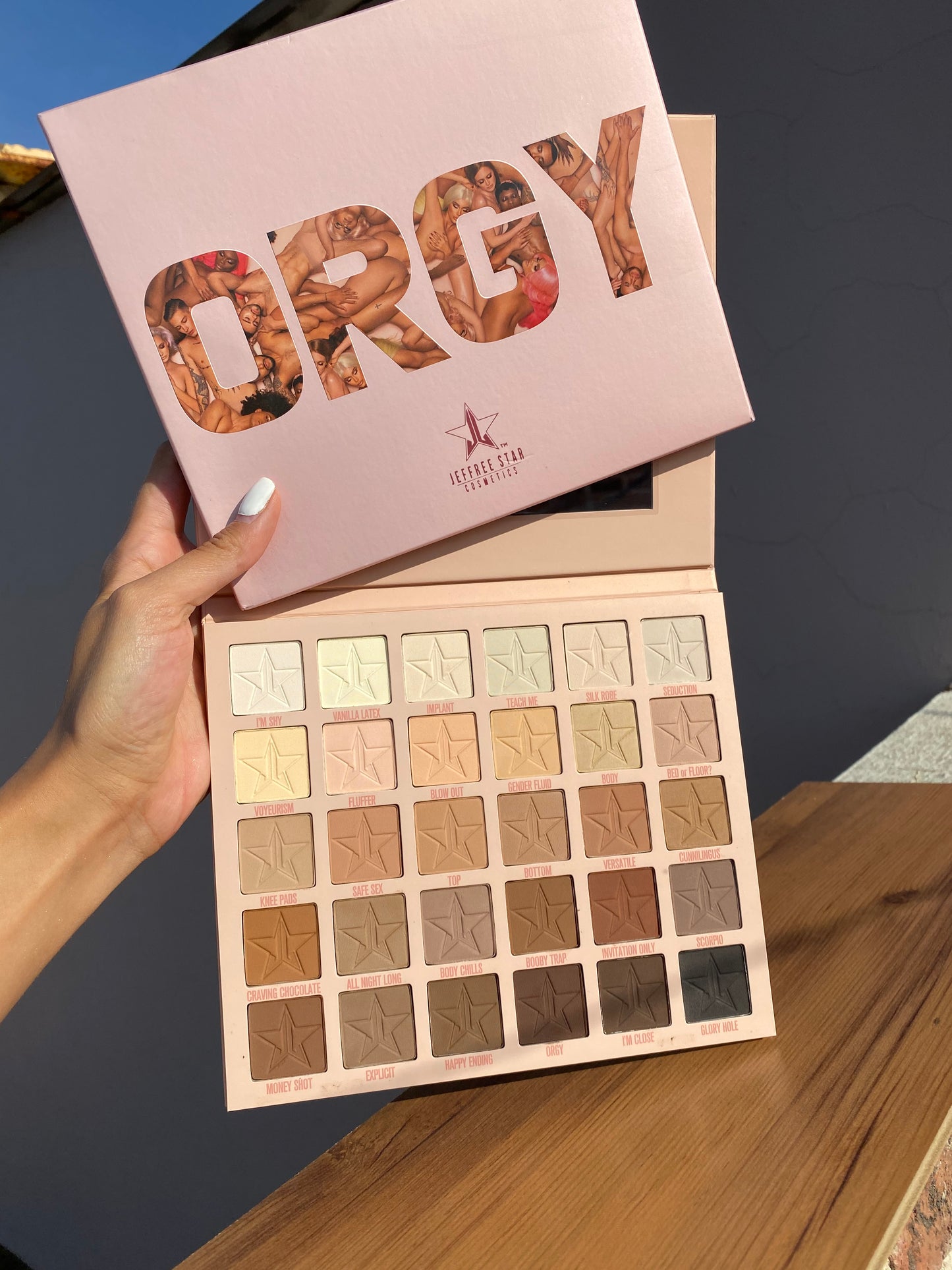 Orgy palette Jeffree Star