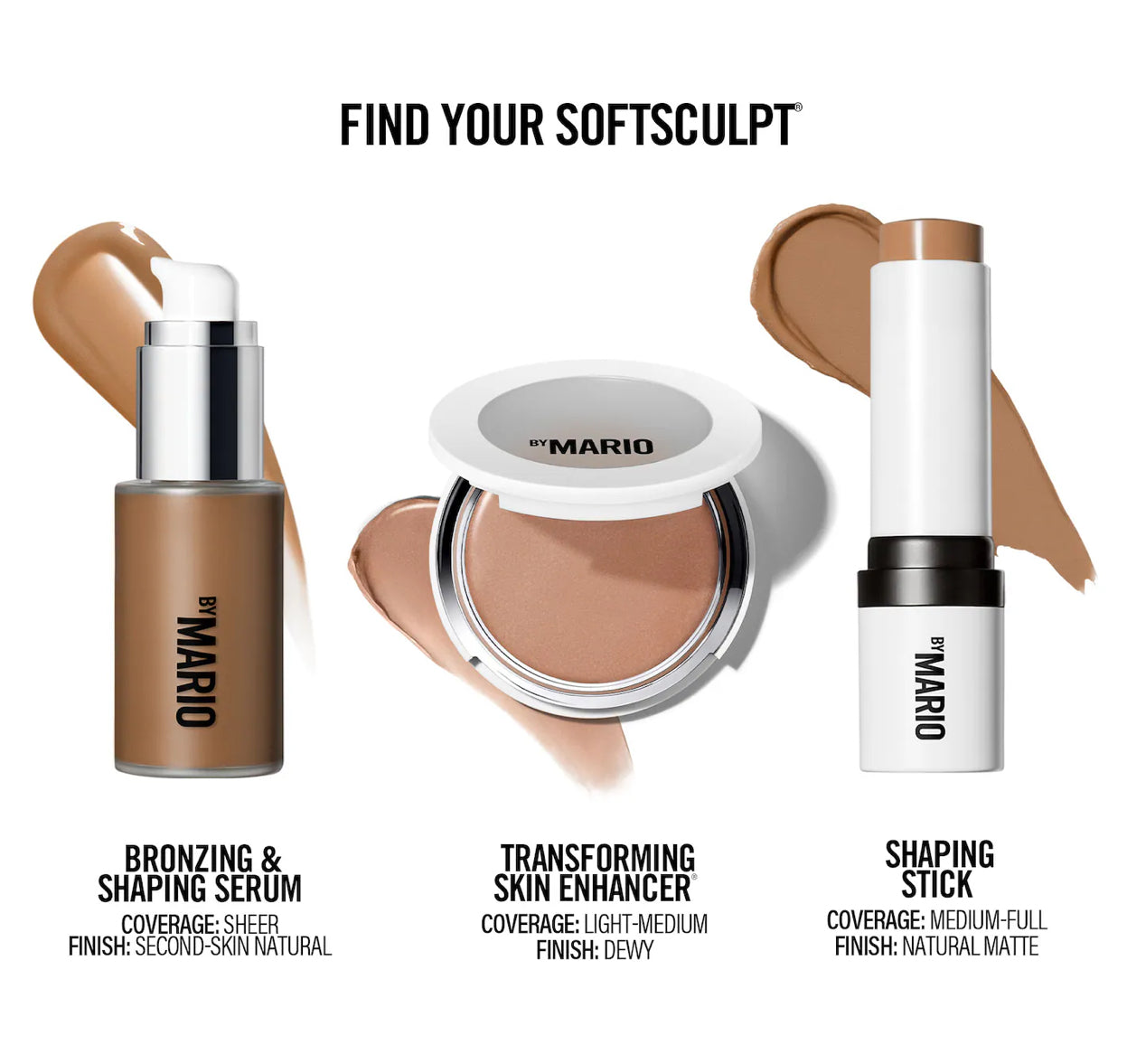 MAKEUP BY MARIO SoftSculpt Transforming Skin Enhancer- TONO- LIGHT MEDIUM