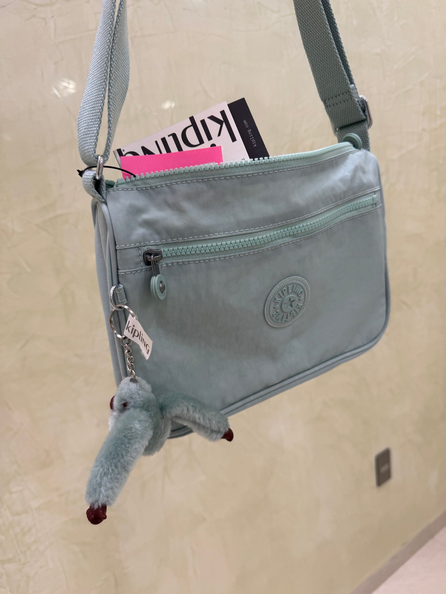 Crossbody Kipling color Menta