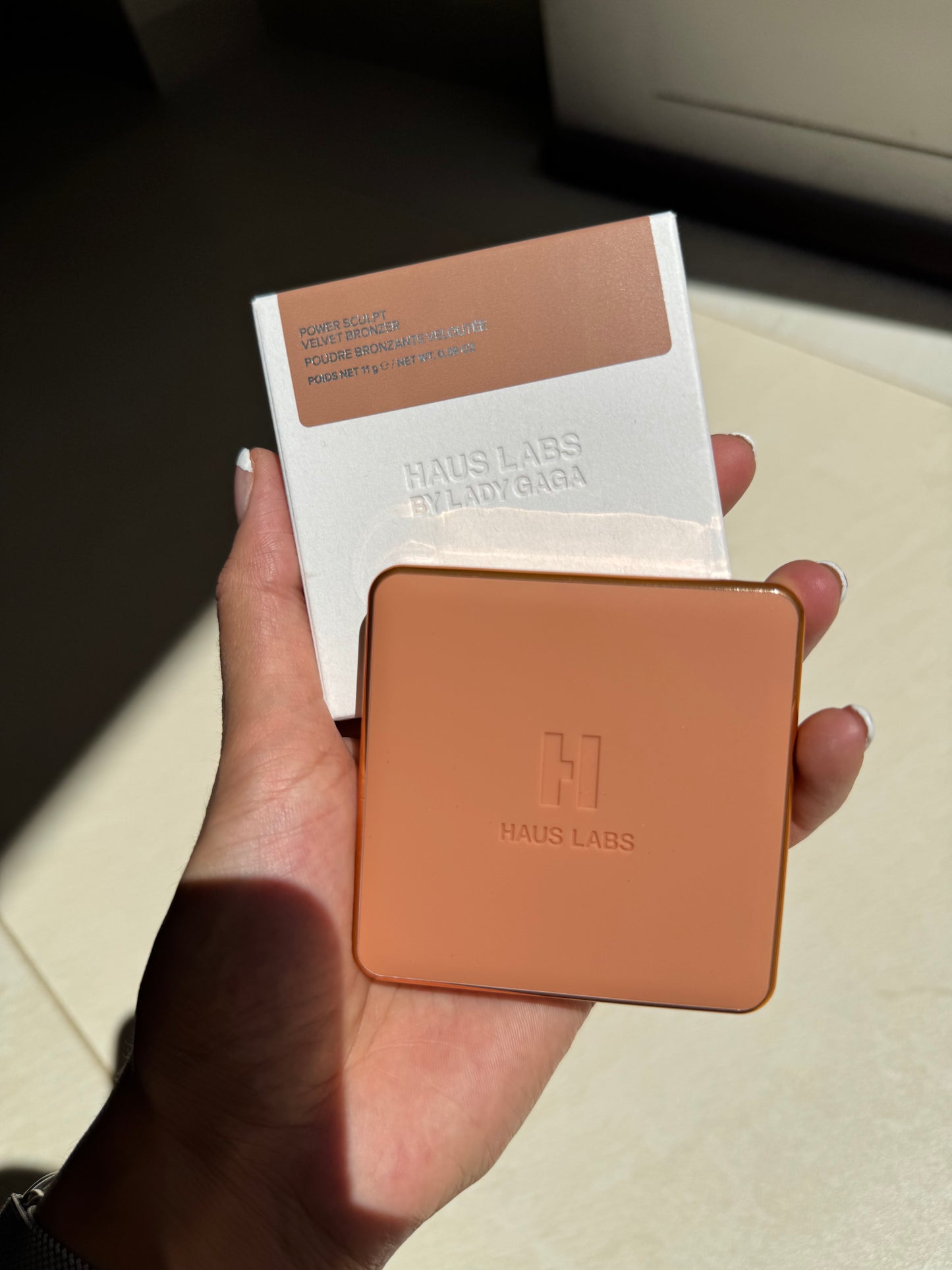 HAUS LABS BY LADY GAGA Power Sculpt Velvet Talc-Free Powder Bronzer- Amber Horizon Medium