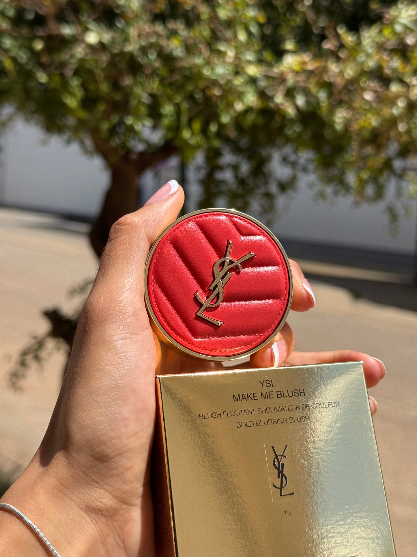 Yves Saint Laurent Make Me Blush 24H Buildable Powder Blush tono- 15 Chili Crush YSL