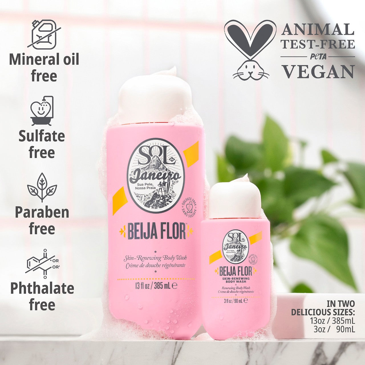 Mini Sol de Janeiro Beija Flor™ Renewing Body Wash 90ml