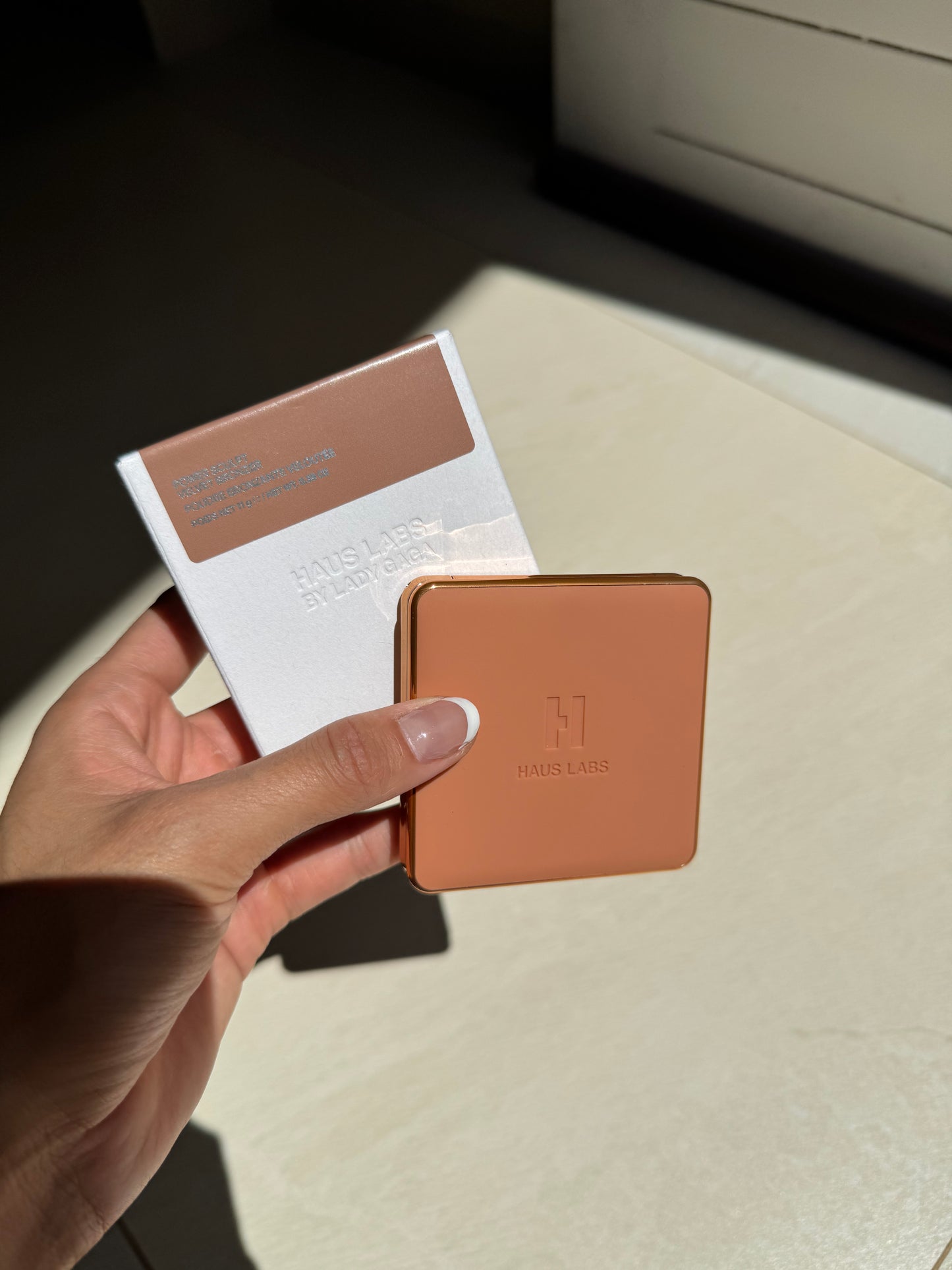 HAUS LABS BY LADY GAGA Power Sculpt Velvet Talc-Free Powder Bronzer- Amber Horizon Medium