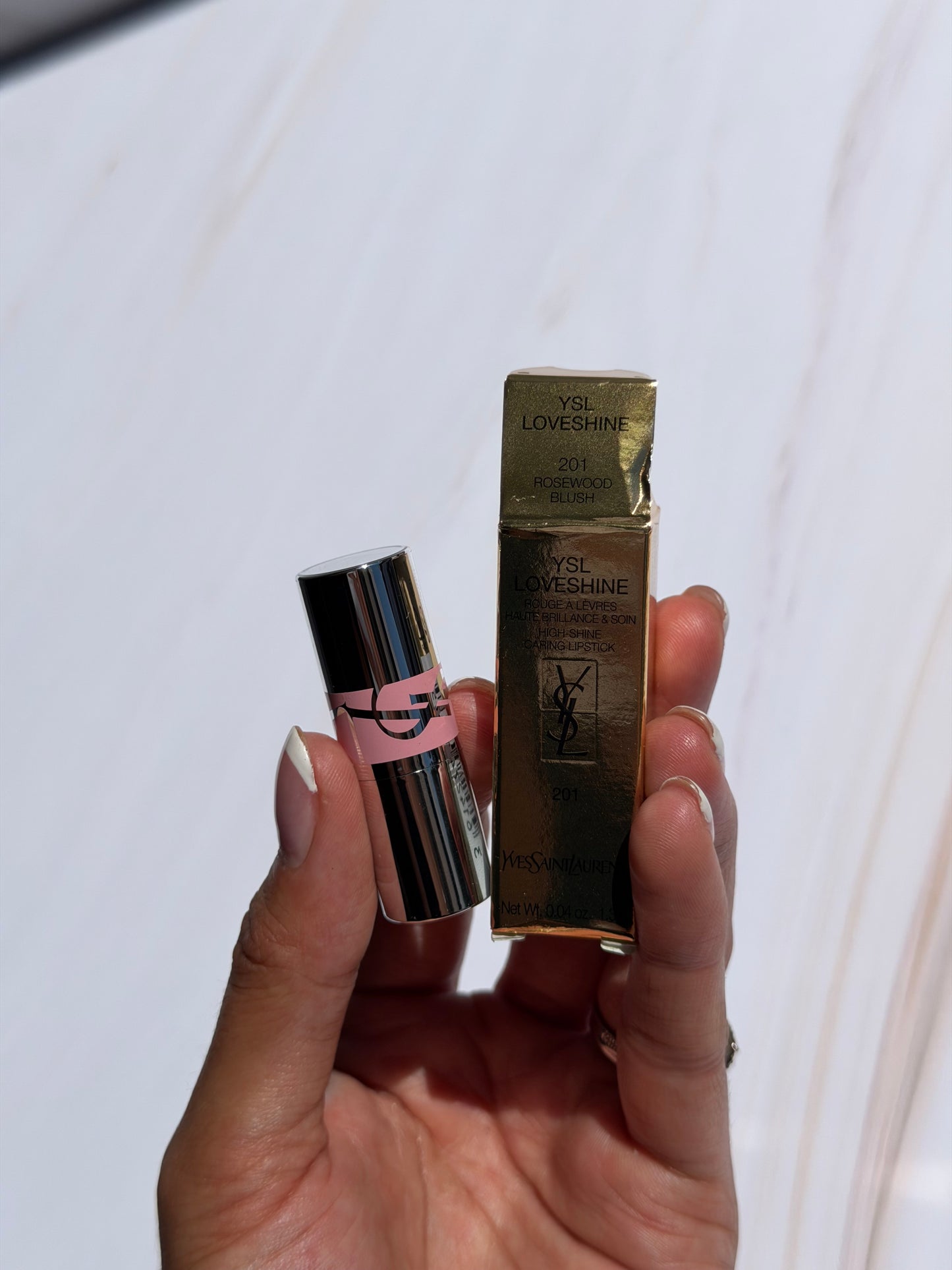 Mini Yves Saint Laurent YSL Loveshine Lip Oil Stick Tono- 201 Rosewood Blush