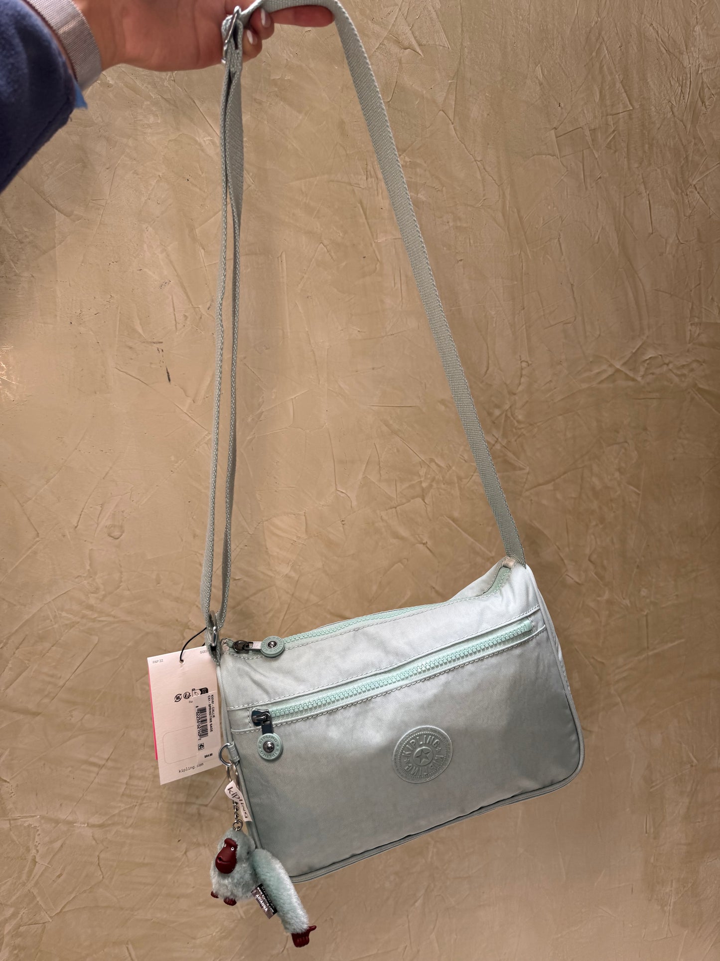 Crossbody Kipling color Menta