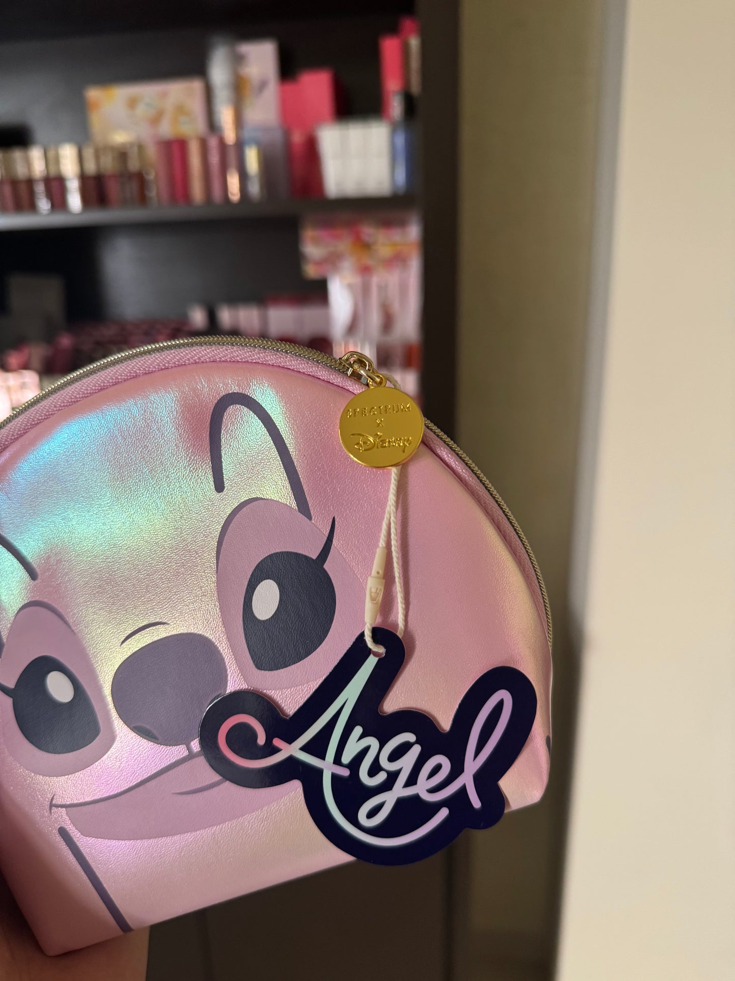 Cosmetiquera Angel de Stitch X Spectrum