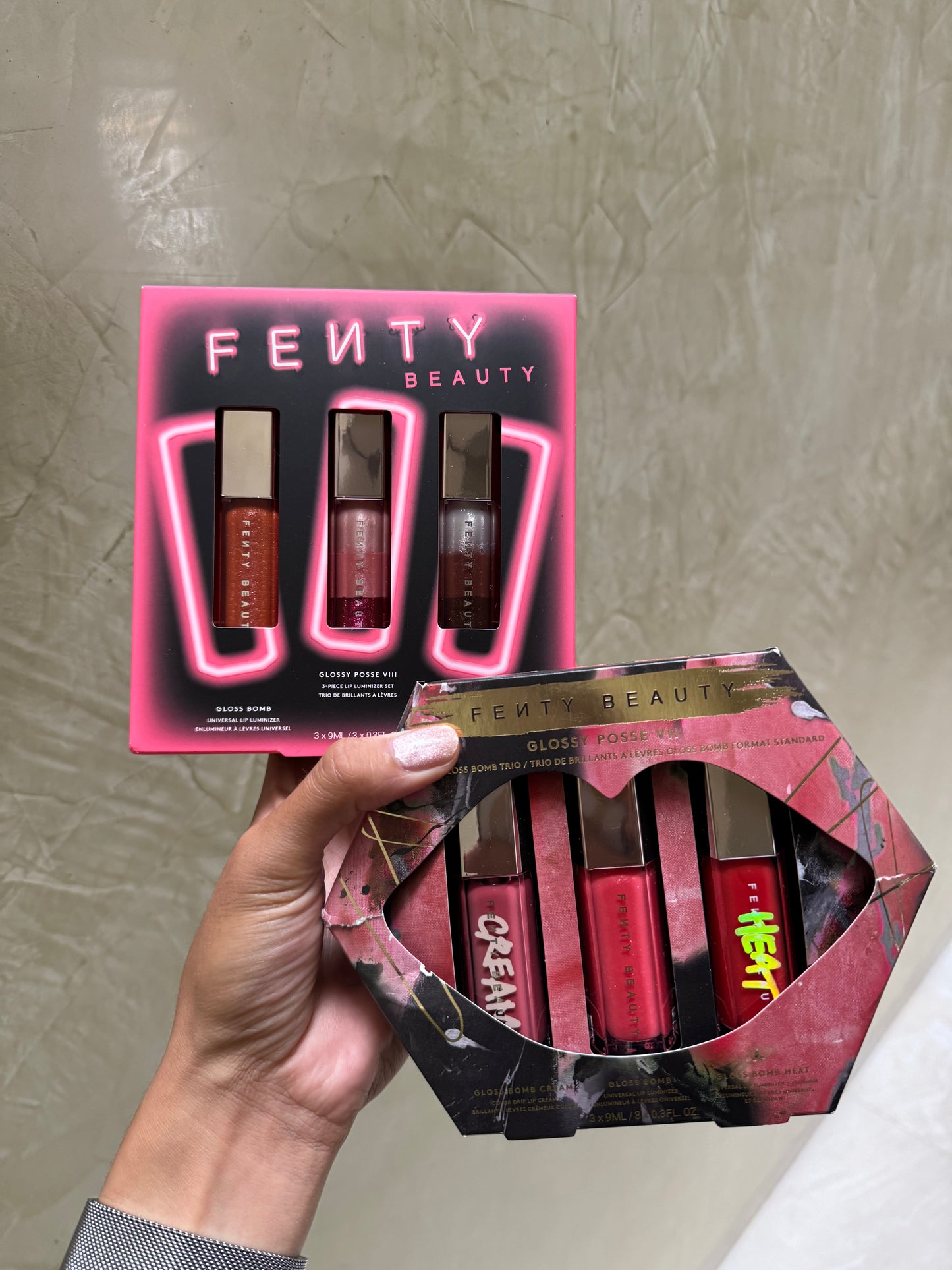 Fenty Beauty by Rihanna Glossy Posse VIII 3-Piece Lip Luminizer Set