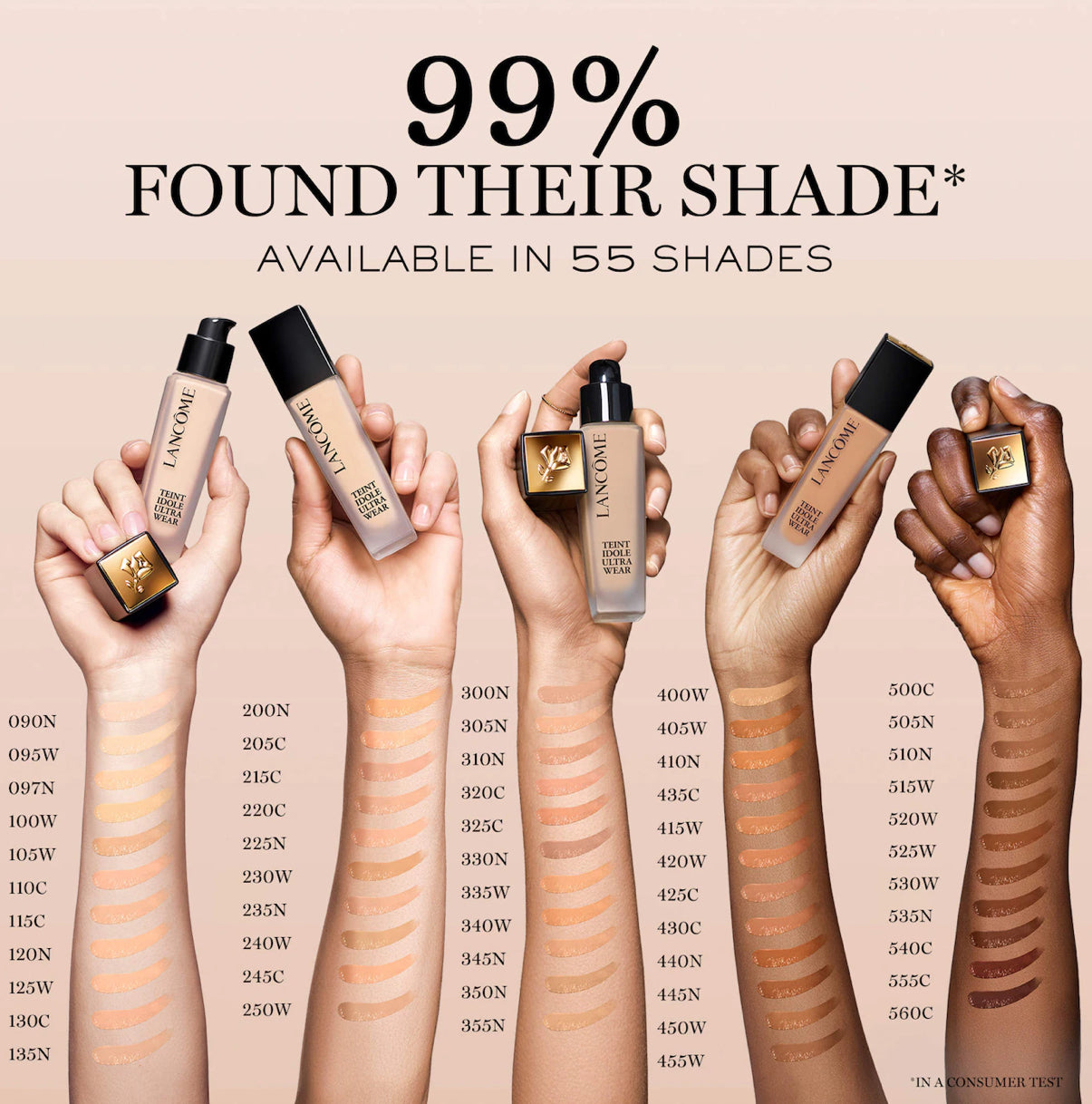Lancôme Teint Idole Ultra 24H Long Wear Matte Foundation with Hyaluronic Acid & Vitamin E tono-125W