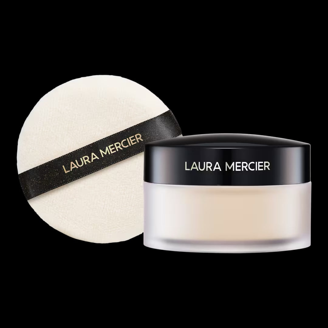 Indulgent Icons Translucent Loose Setting Powder ULTRA-BLUR & Velour Puff Set- Laura Mercier 20gr