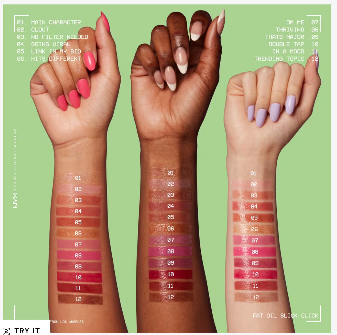 Fat Oil Slick Click Vegan Lip Balm NYX -DM ME-