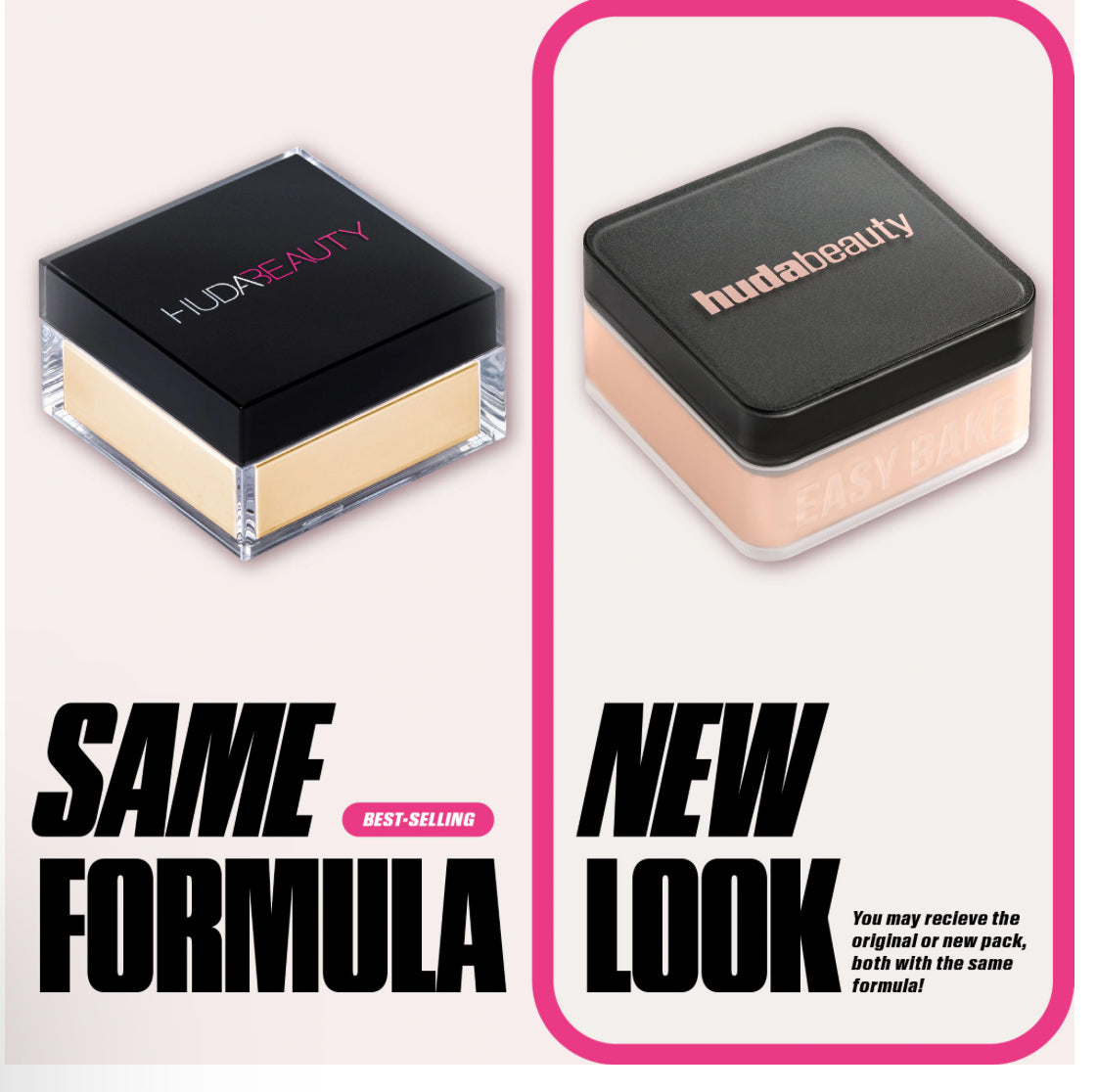 HUDA BEAUTY Easy Bake Blurring Loose Baking & Setting Powder UBE BIRTHDAY CAKE
