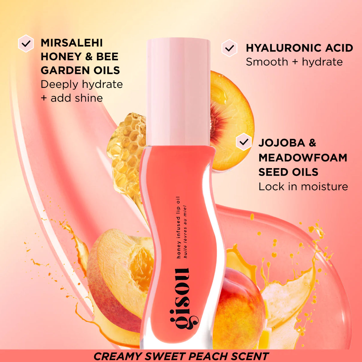 Honey Infused Hydrating Lip Oil Gisou