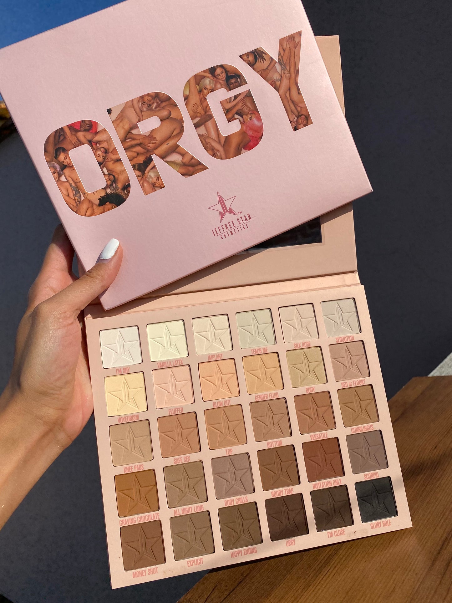 Orgy palette Jeffree Star