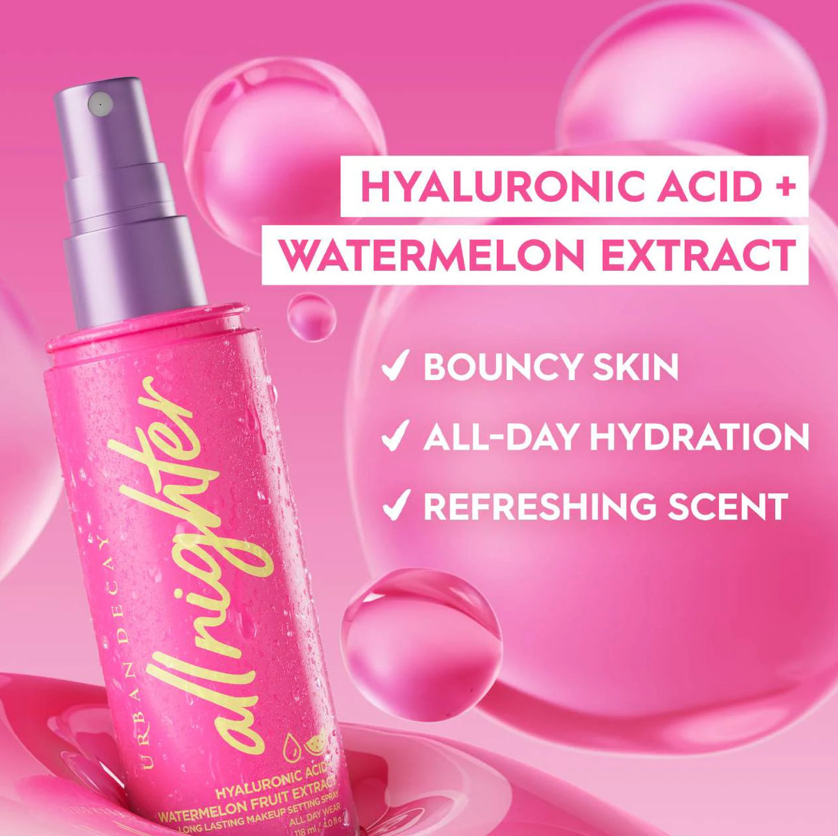 Urban Decay
All Nighter Hydrating Hyaluronic Acid Dewy Setting Spray