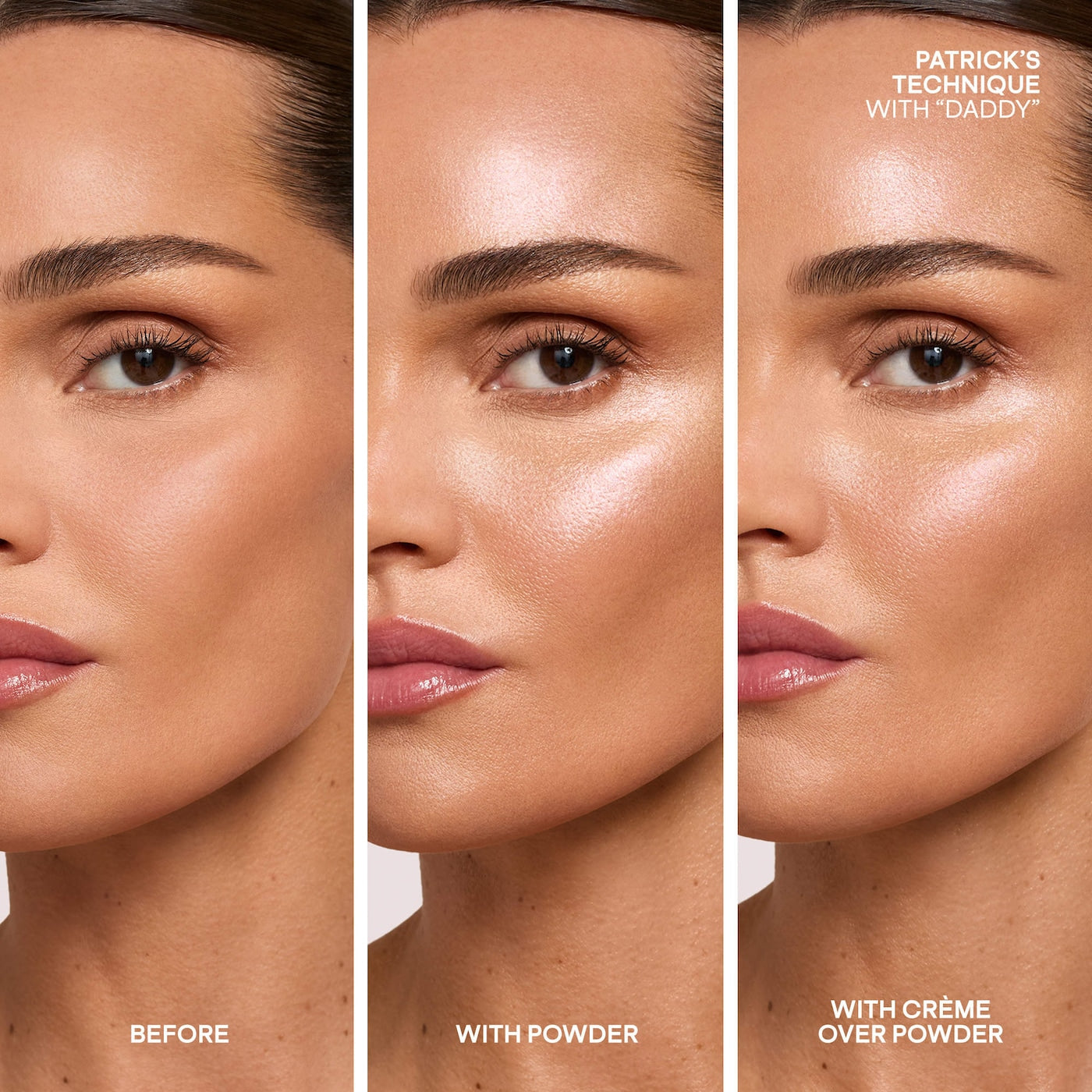 PATRICK TA Major Glow Crème & Powder Light Reflecting Translucent Highlighter Duo DADDY