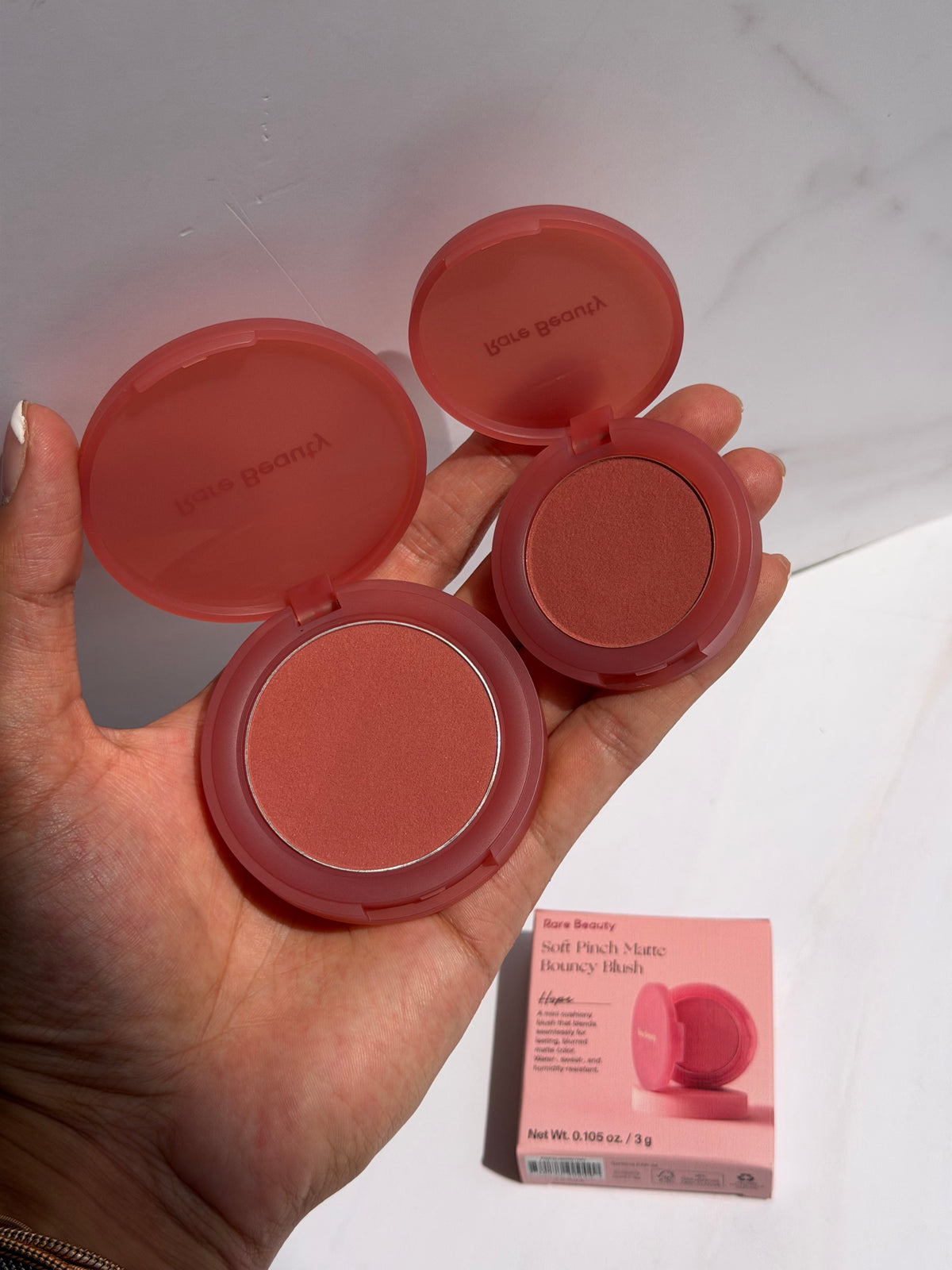 Rare Beauty- MINI Soft Pinch Matte Bouncy Blush (sin caja) Tono- Hope