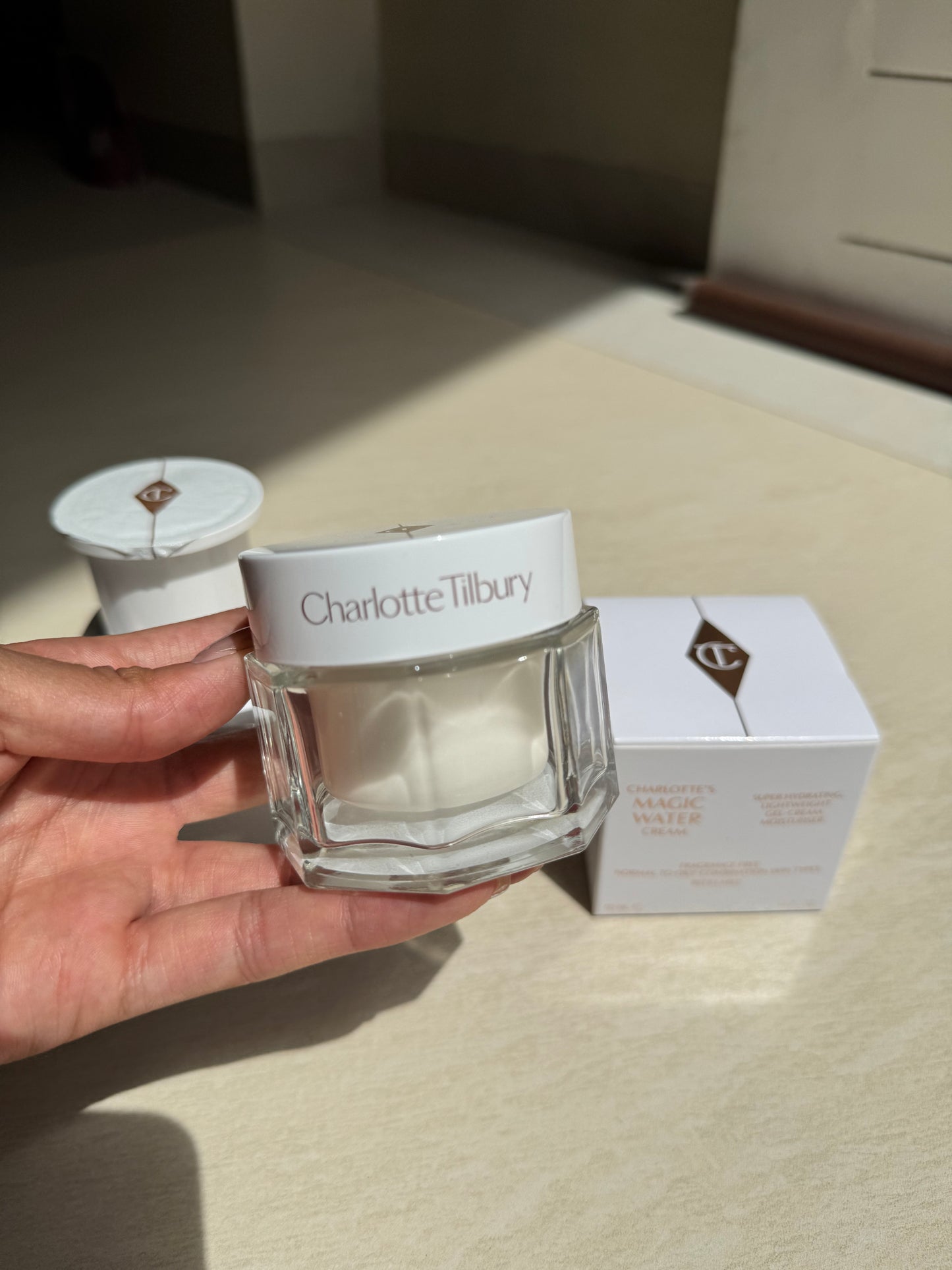 Charlotte Tilbury Magic Water Cream Refillable Gel Moisturizer with Niacinamide