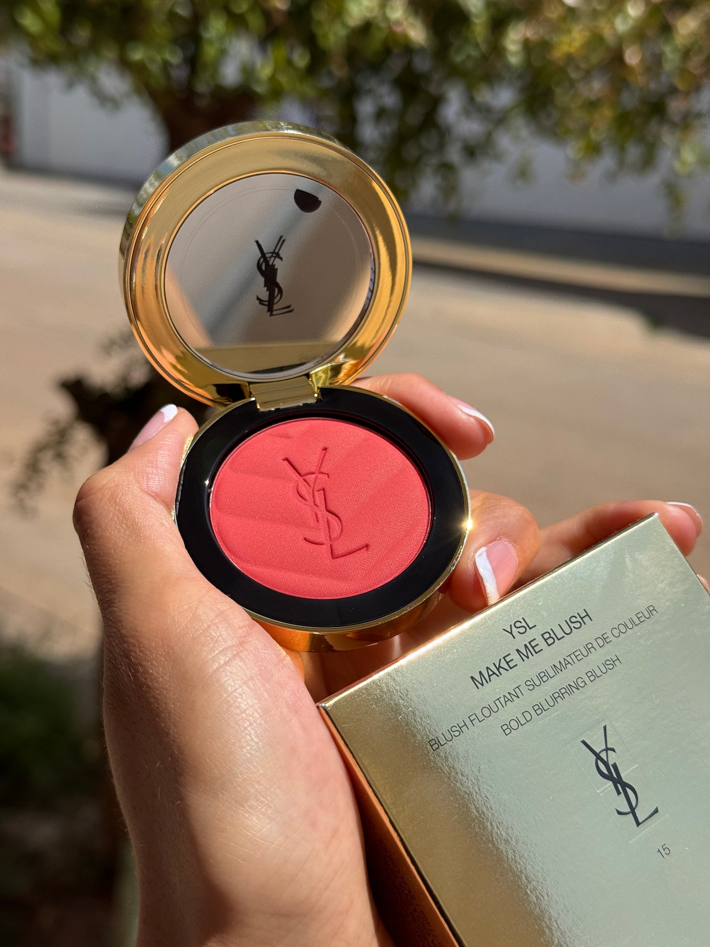 Yves Saint Laurent Make Me Blush 24H Buildable Powder Blush tono- 15 Chili Crush YSL