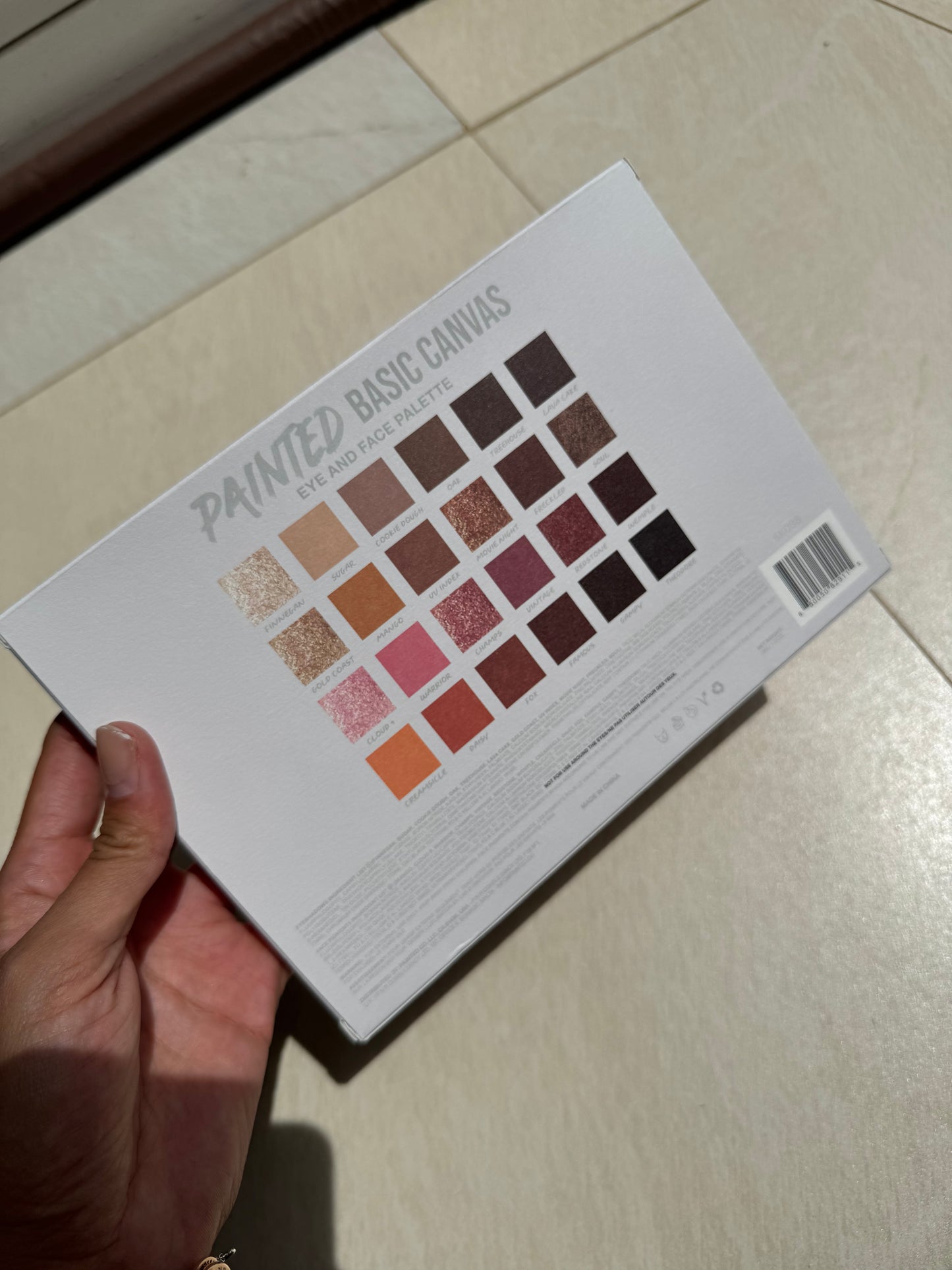 BASIC CANVAS PALETTE face & eye palette James Charles