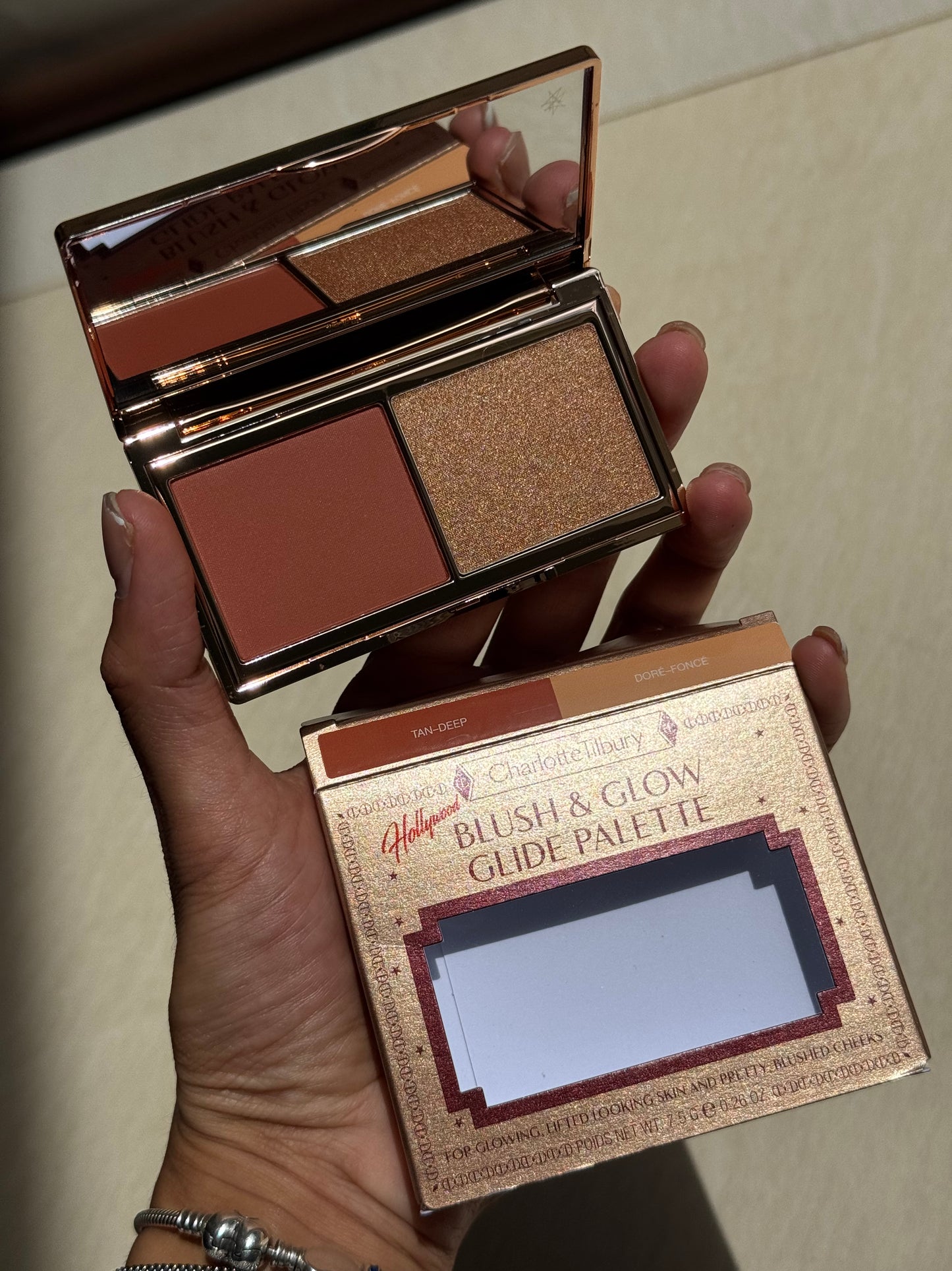 Mini HOLLYWOOD BLUSH & GLOW GLIDE PALETTE TAN TO DEEP