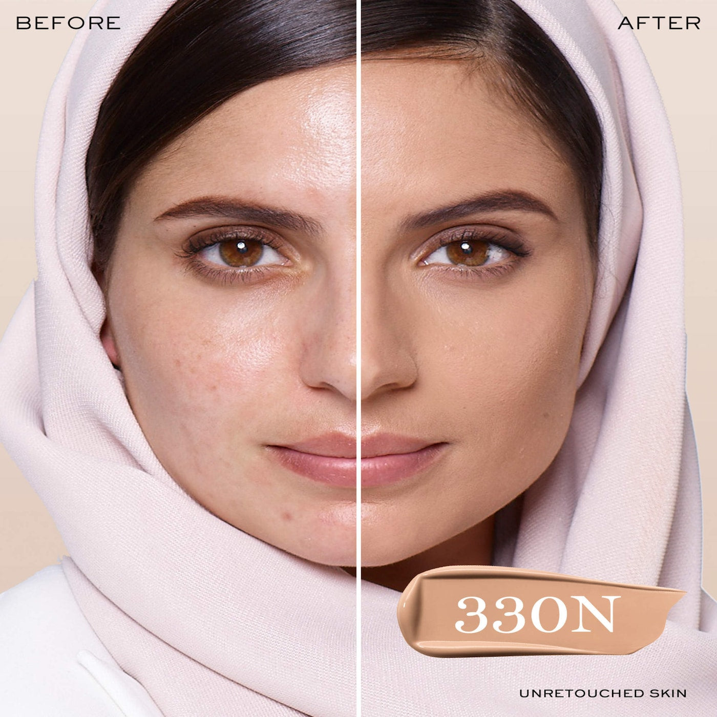 Lancôme Teint Idole Ultra 24H Long Wear Matte Foundation with Hyaluronic Acid & Vitamin E tono-330N