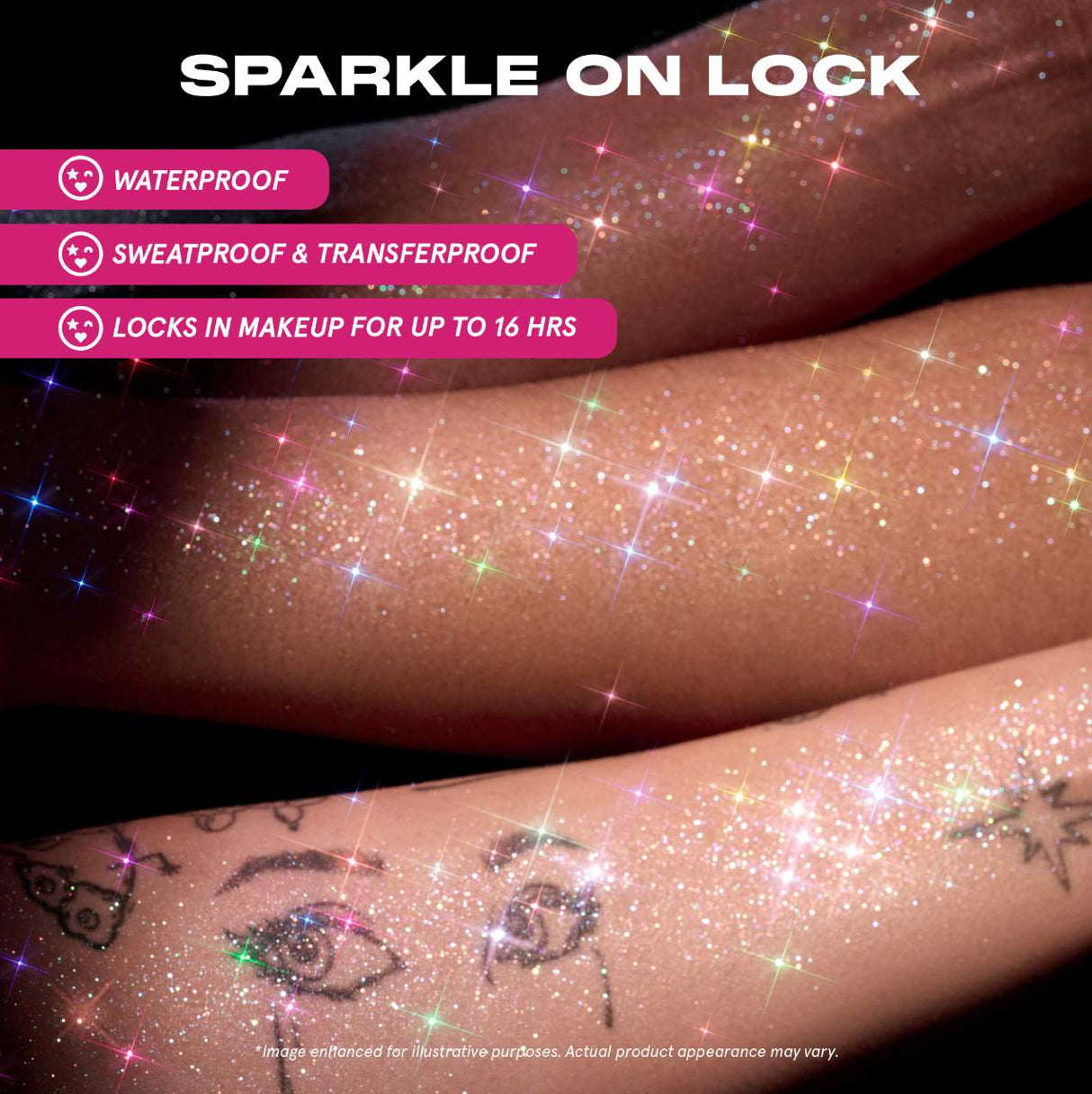 ONE/SIZE by Patrick Starrr On 'Til Dawn Glitter Waterproof Setting Spray