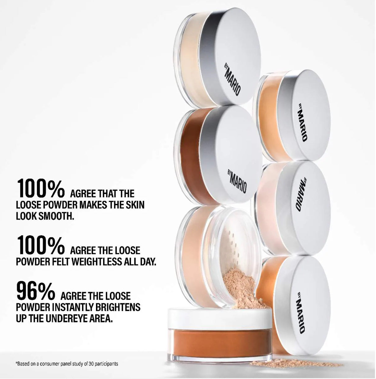 MAKEUP BY MARIO SurrealSkin™ Talc-Free Soft Blur Setting Powder Tono-1 Fair Pink