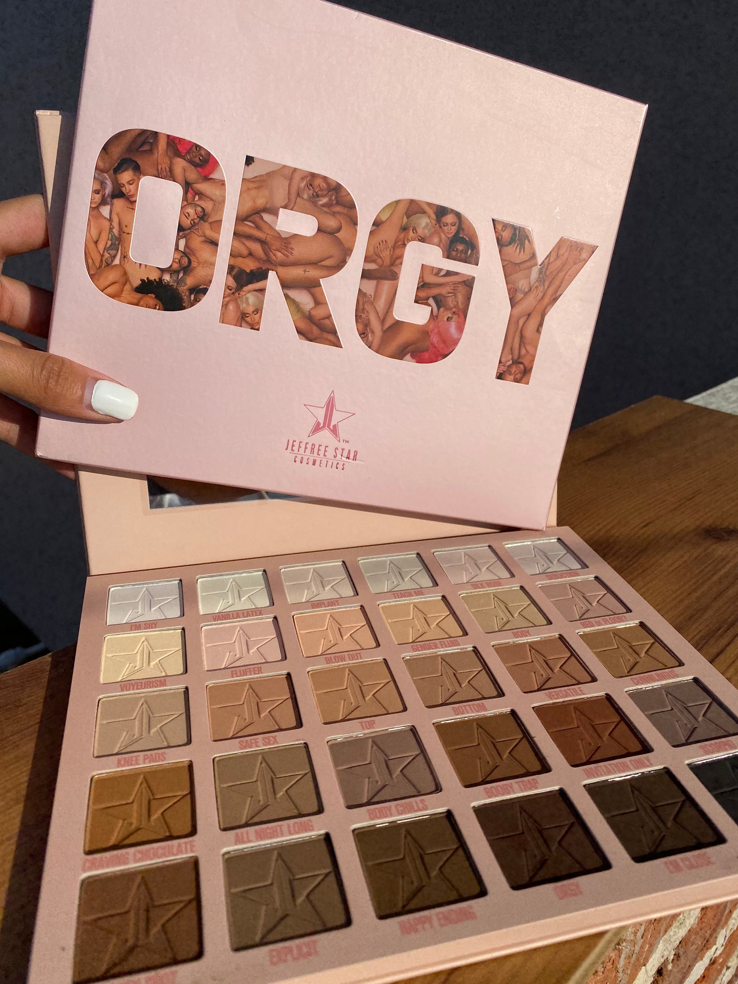 Orgy palette Jeffree Star