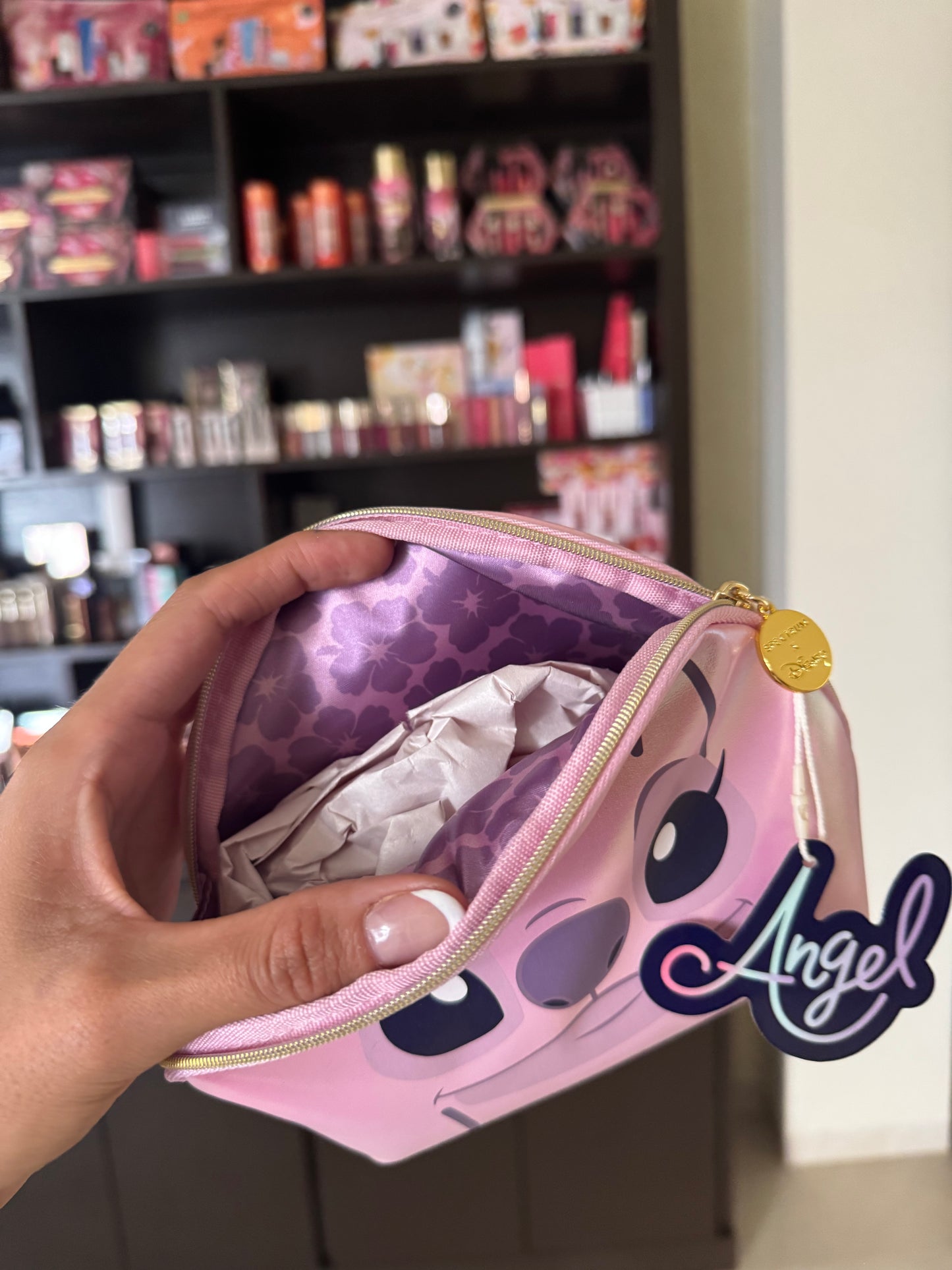 Cosmetiquera Angel de Stitch X Spectrum