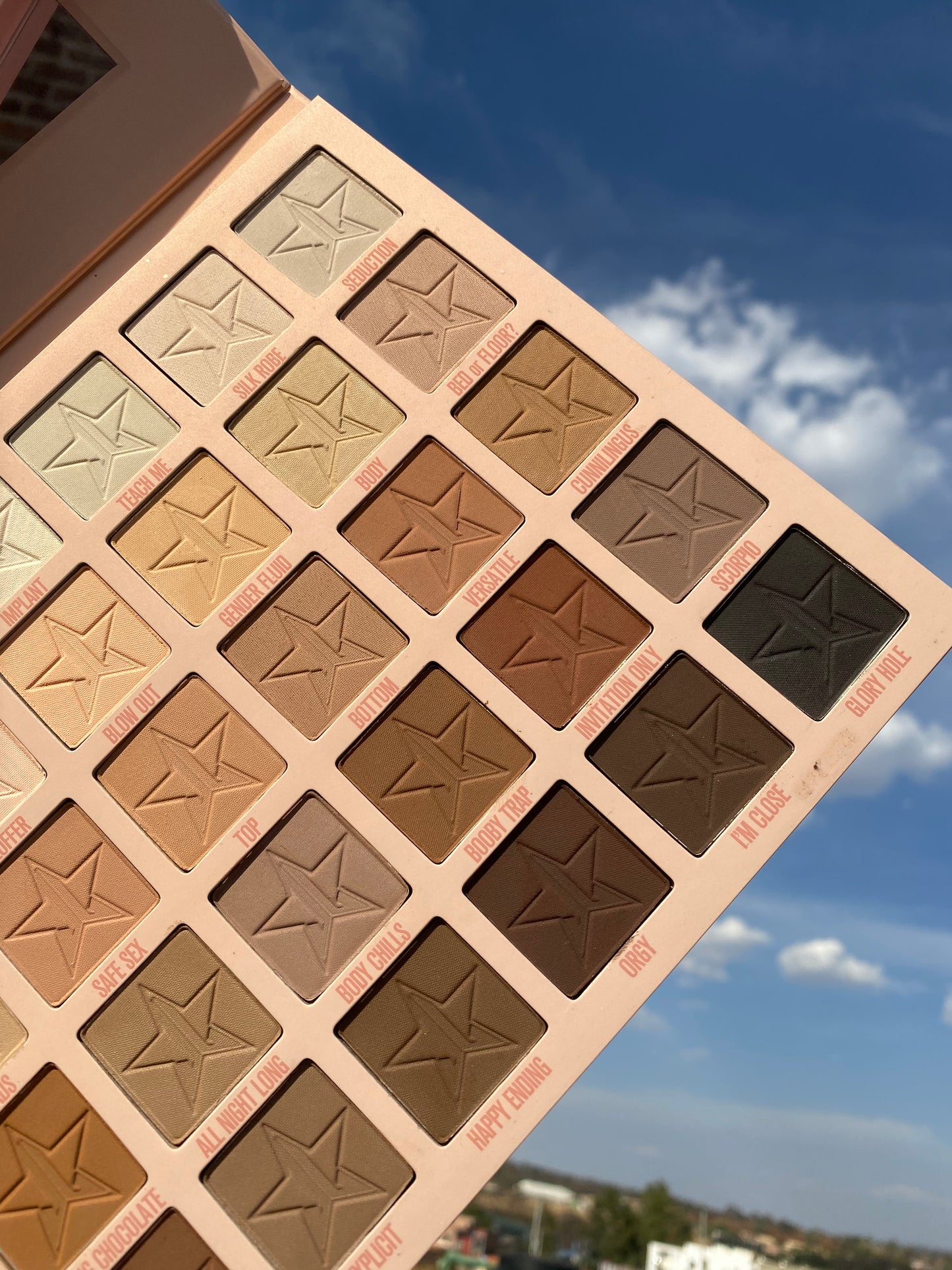 Orgy palette Jeffree Star