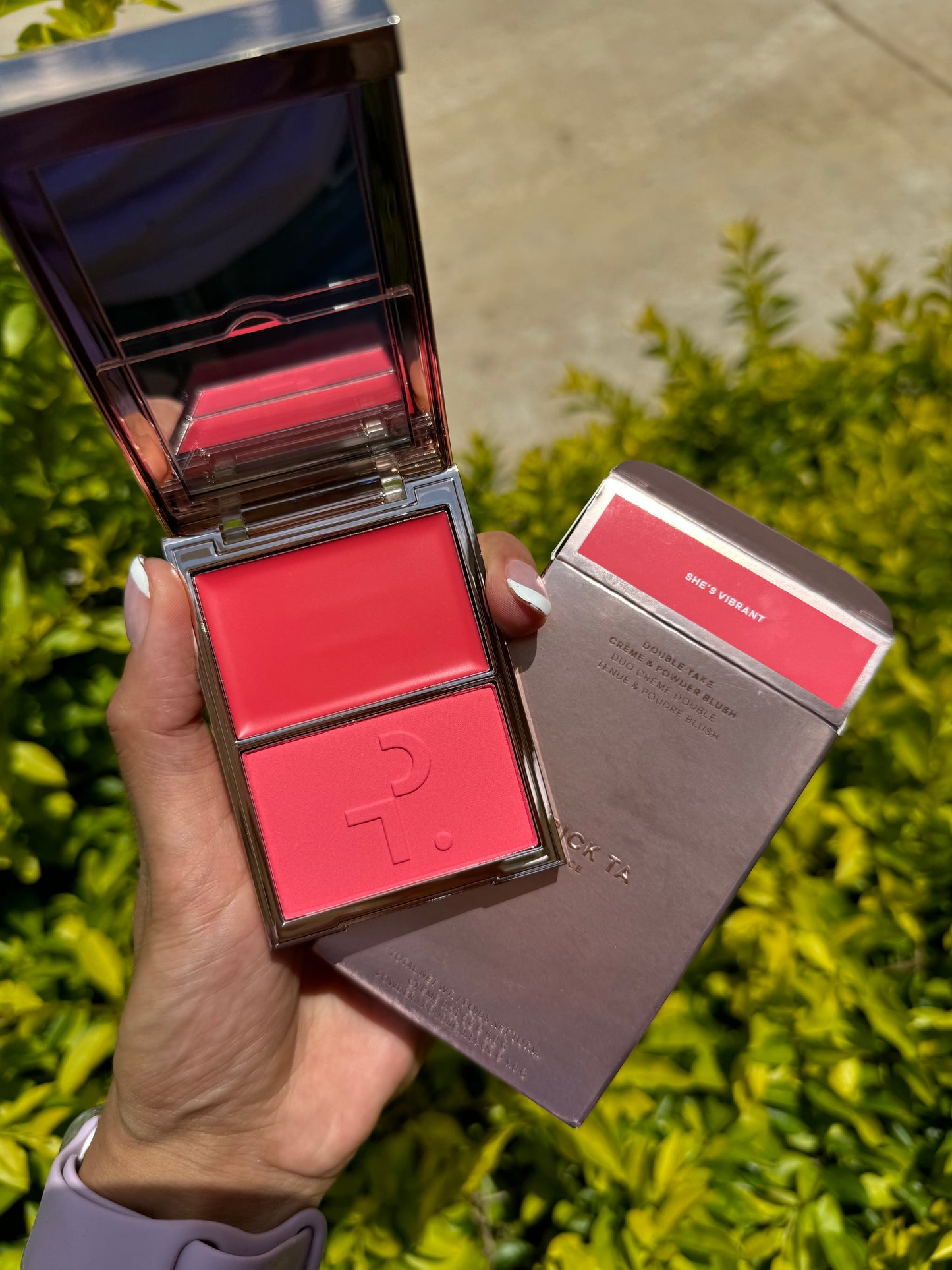 Double Take Crème & Powder Blush Patrick Ta SHE’S VIBRANT