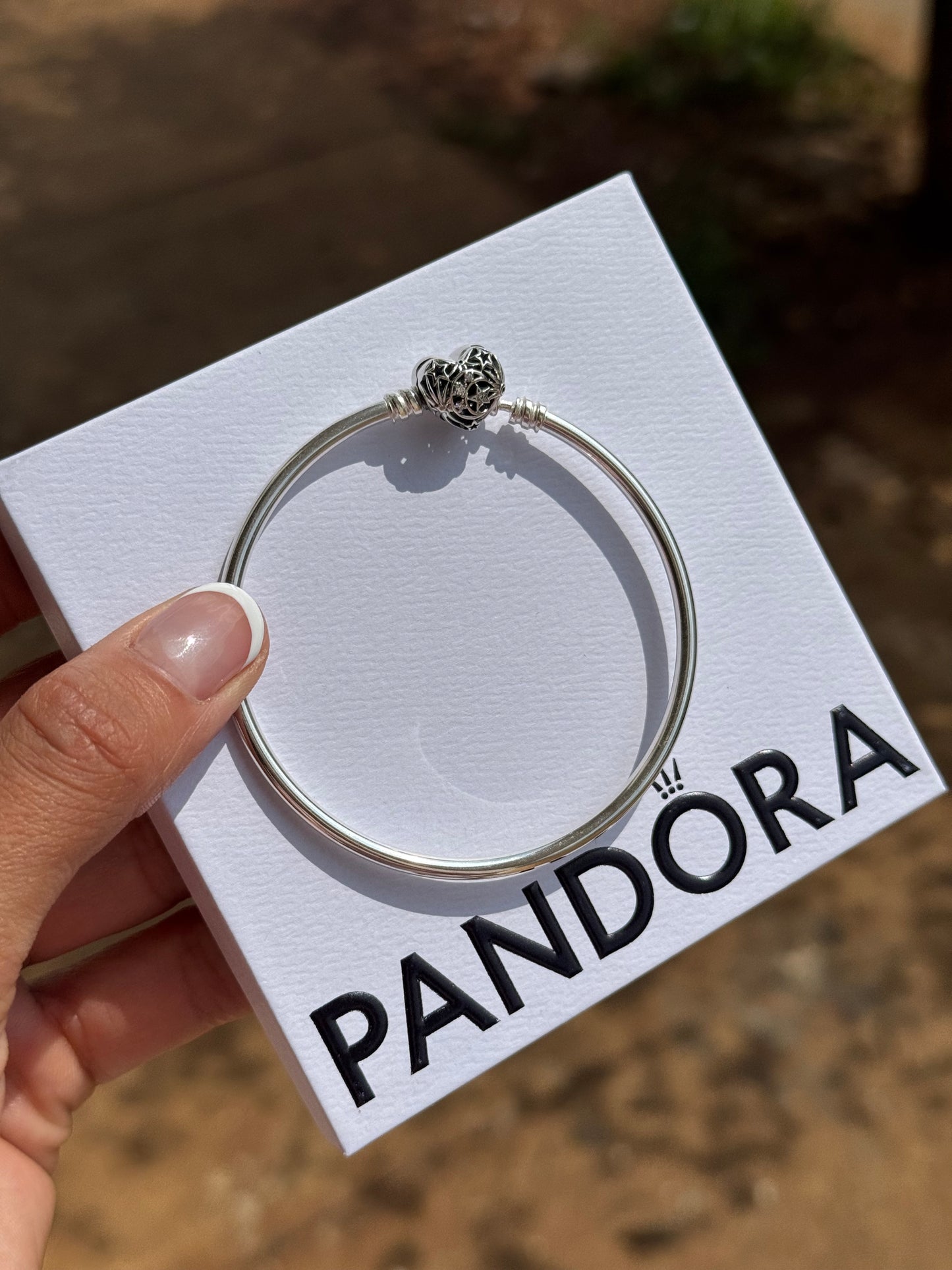 Brazalete Rígido PANDORA Plata 18cm- 19cm