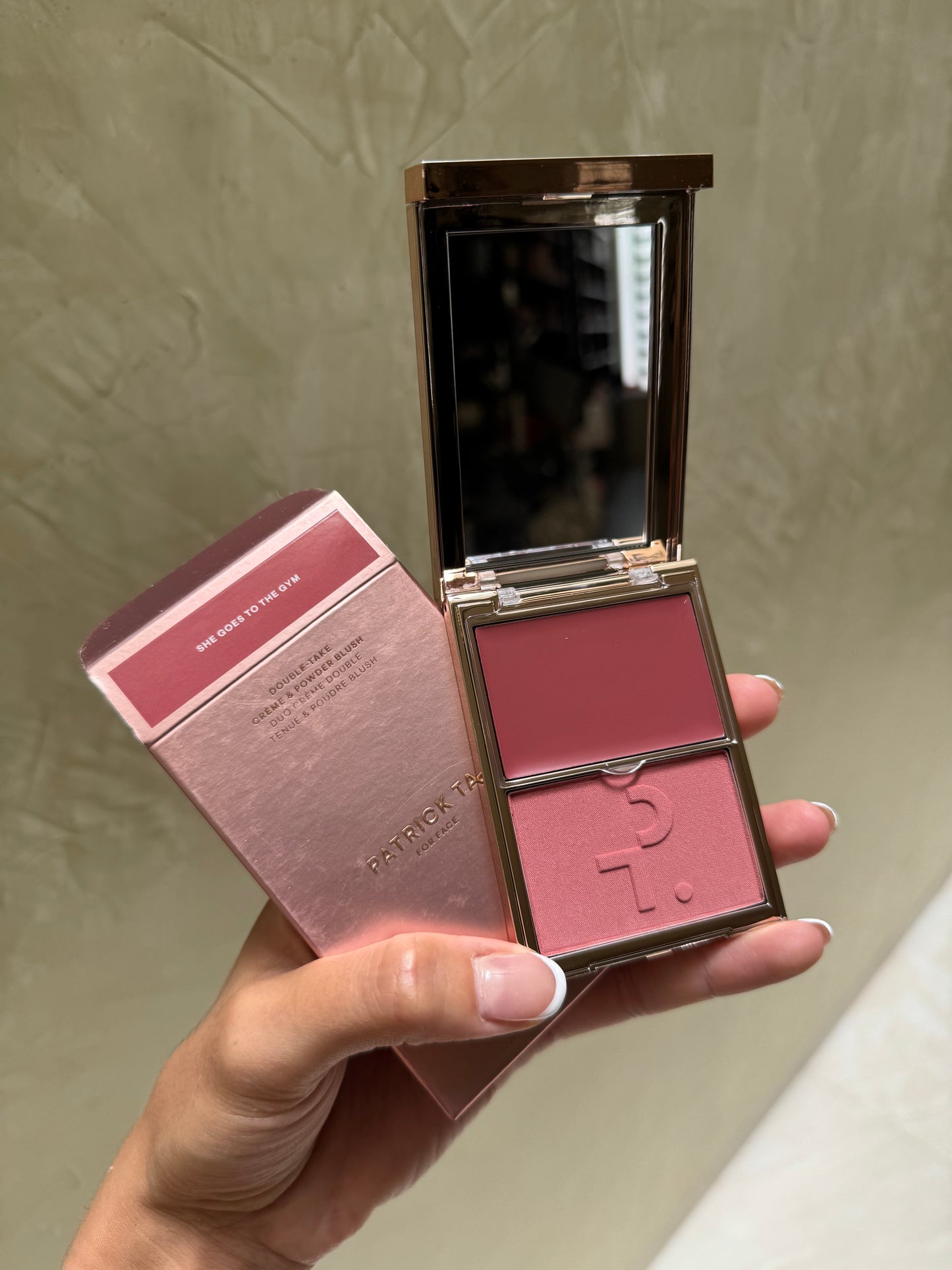 Major Headlines Double-Take Crème & Powder Blush Duo - She Goes to the gym- Patrick Ta