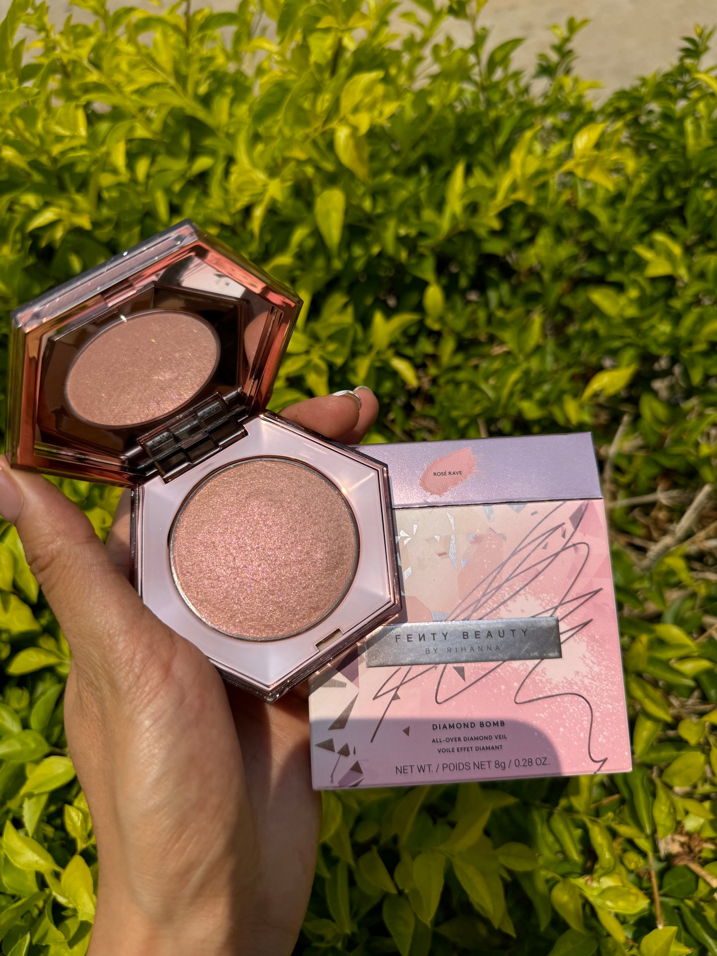 Fenty Beauty by Rihanna Diamond Bomb All-Over Diamond Veil- ROSE RAVE