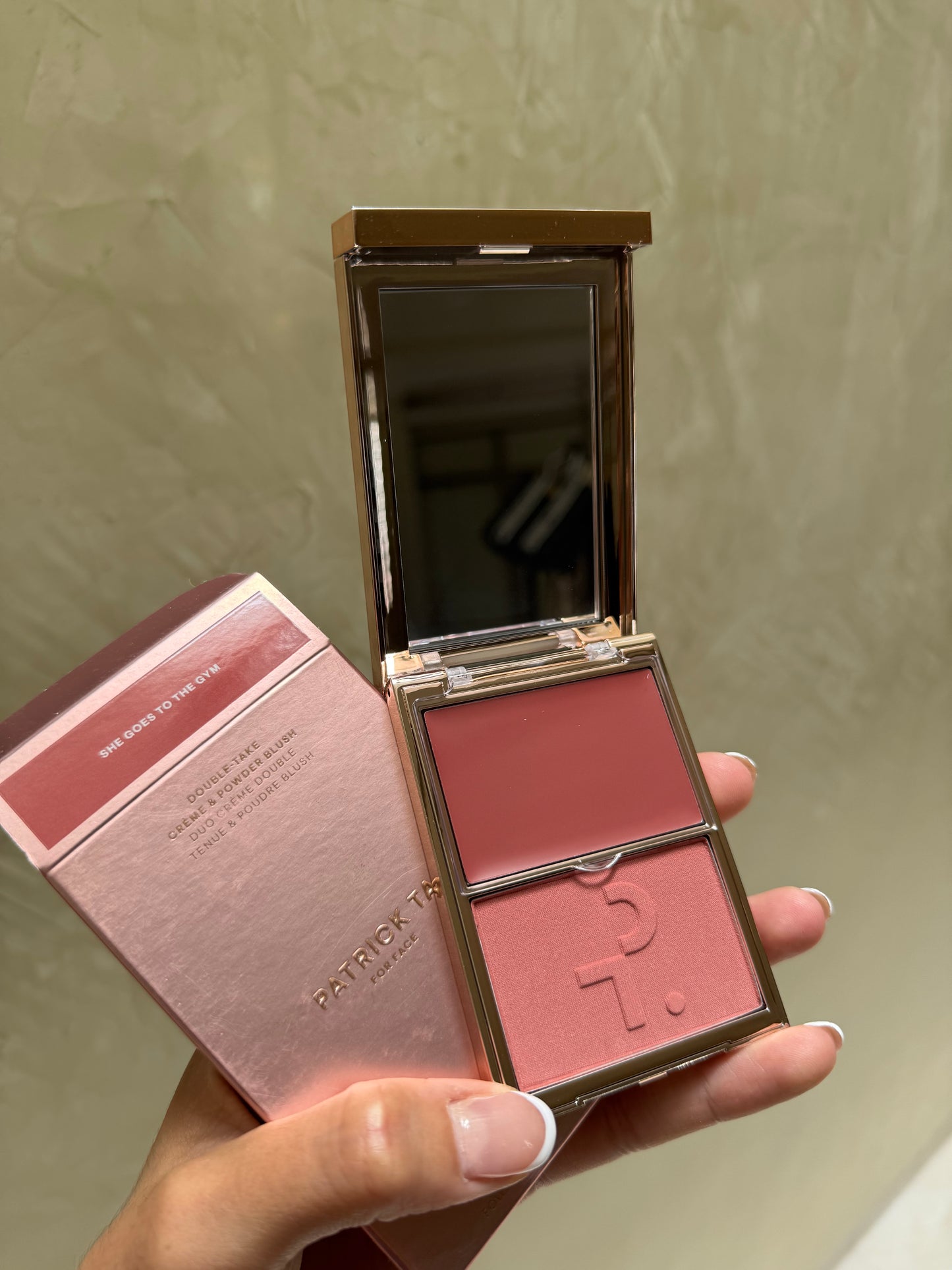 Major Headlines Double-Take Crème & Powder Blush Duo - She Goes to the gym- Patrick Ta