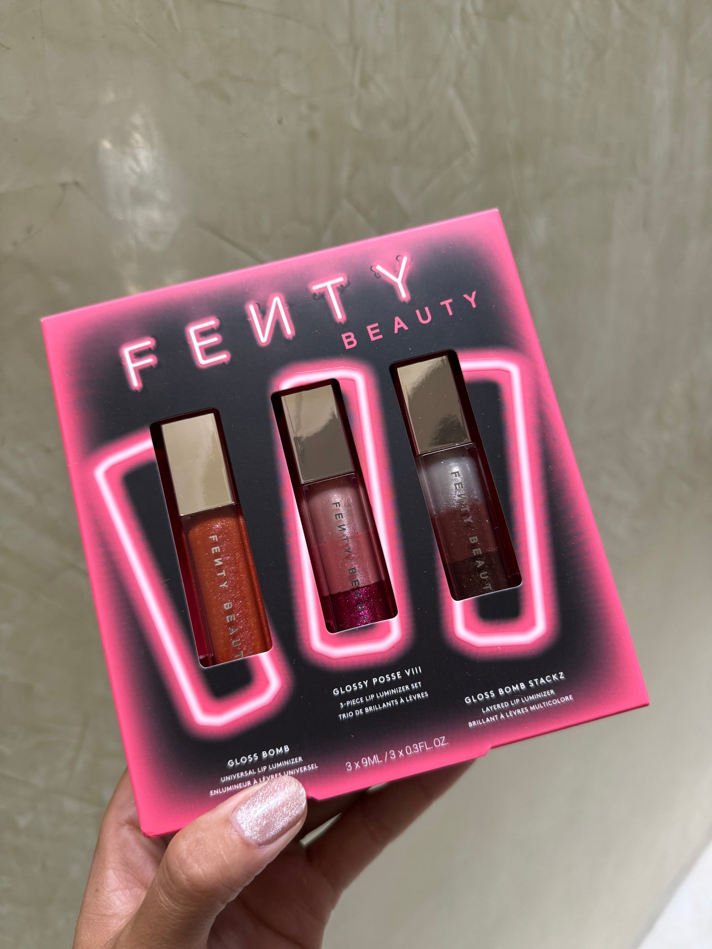 Fenty Beauty by Rihanna Glossy Posse VIII 3-Piece Lip Luminizer Set