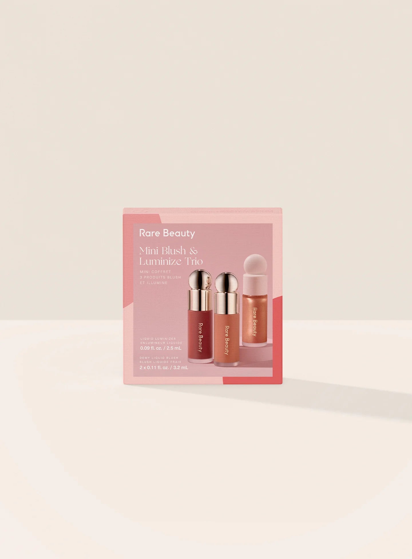 Rare Beauty- Mini Blush & Luminize Trio