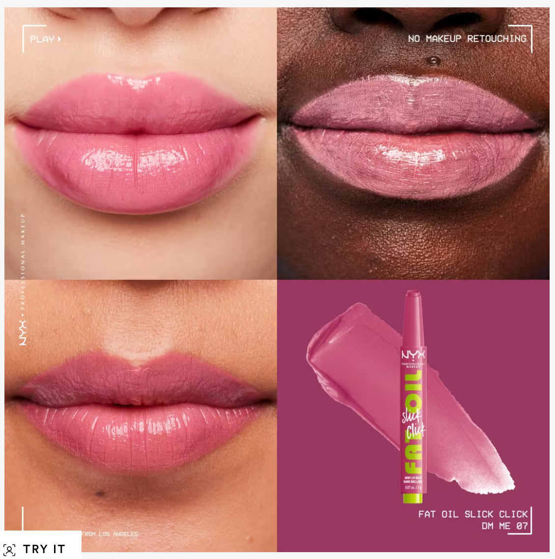 Fat Oil Slick Click Vegan Lip Balm NYX -DM ME-