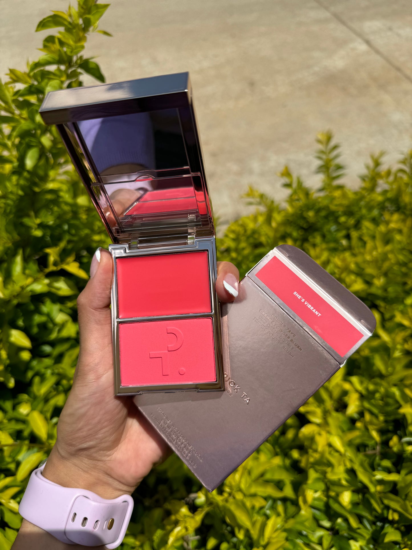 Double Take Crème & Powder Blush Patrick Ta SHE’S VIBRANT