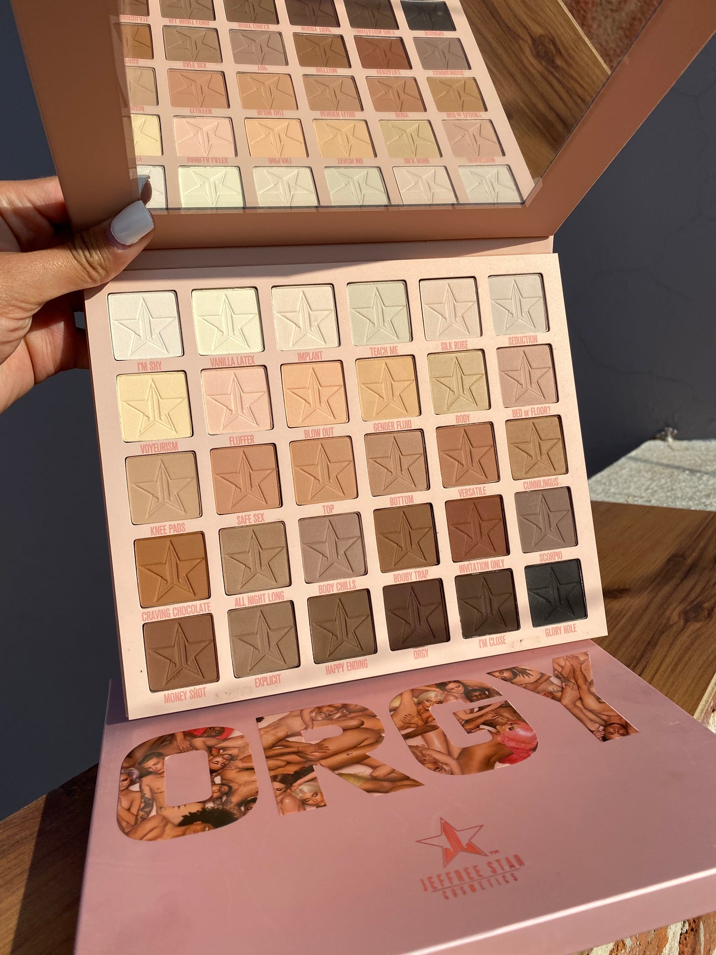 Orgy palette Jeffree Star